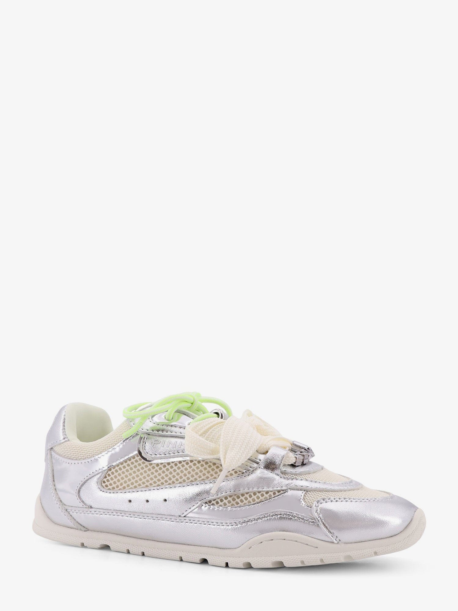 PINKO Yulia mesh sneakers with leather inserts