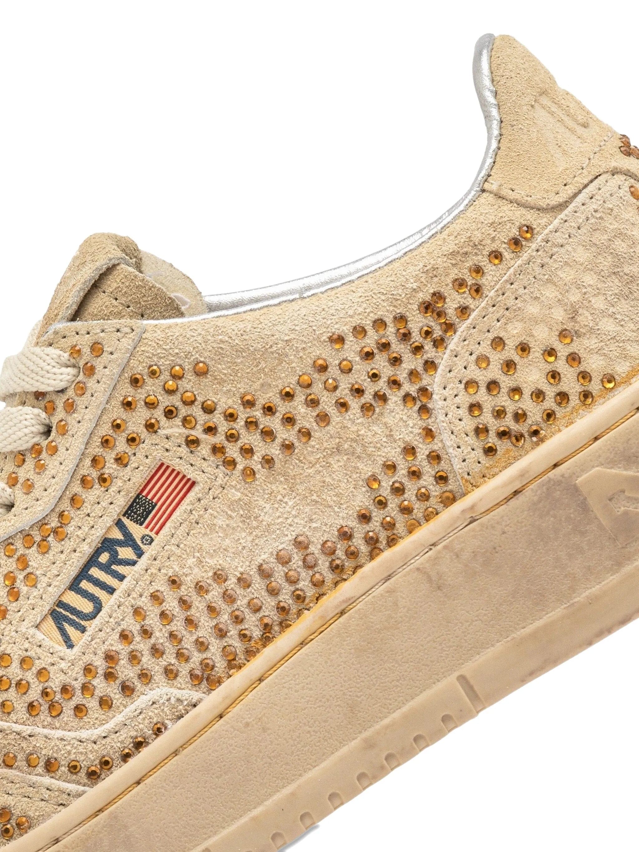 Autry Medalist low rhinestones sneakers