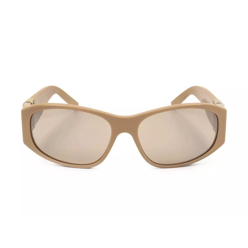Givenchy Sunglasses Square Full Rim, Shiny Beige Frame And Brown Lens Gv40054I57G