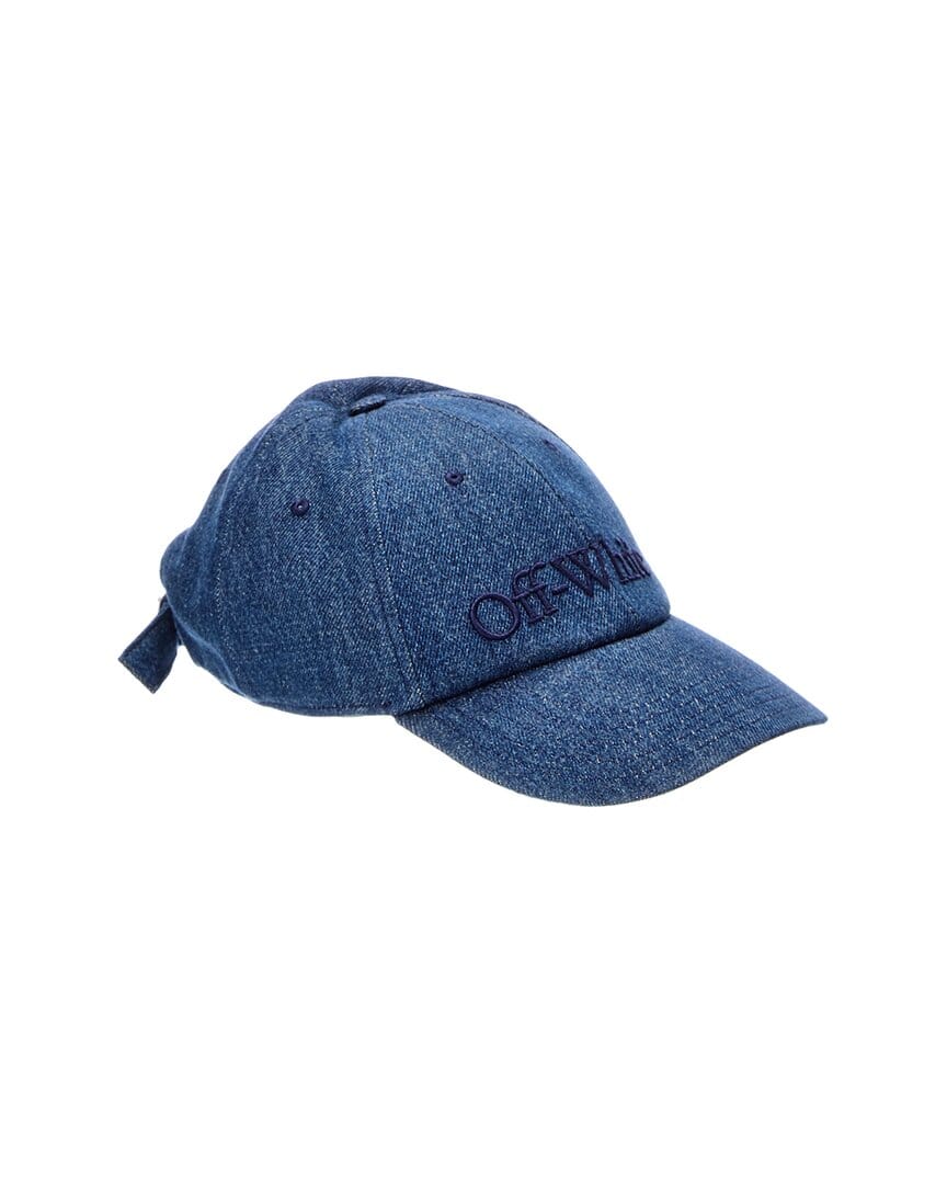 Off - White™ Logo Bookish Denim Baseball Cap