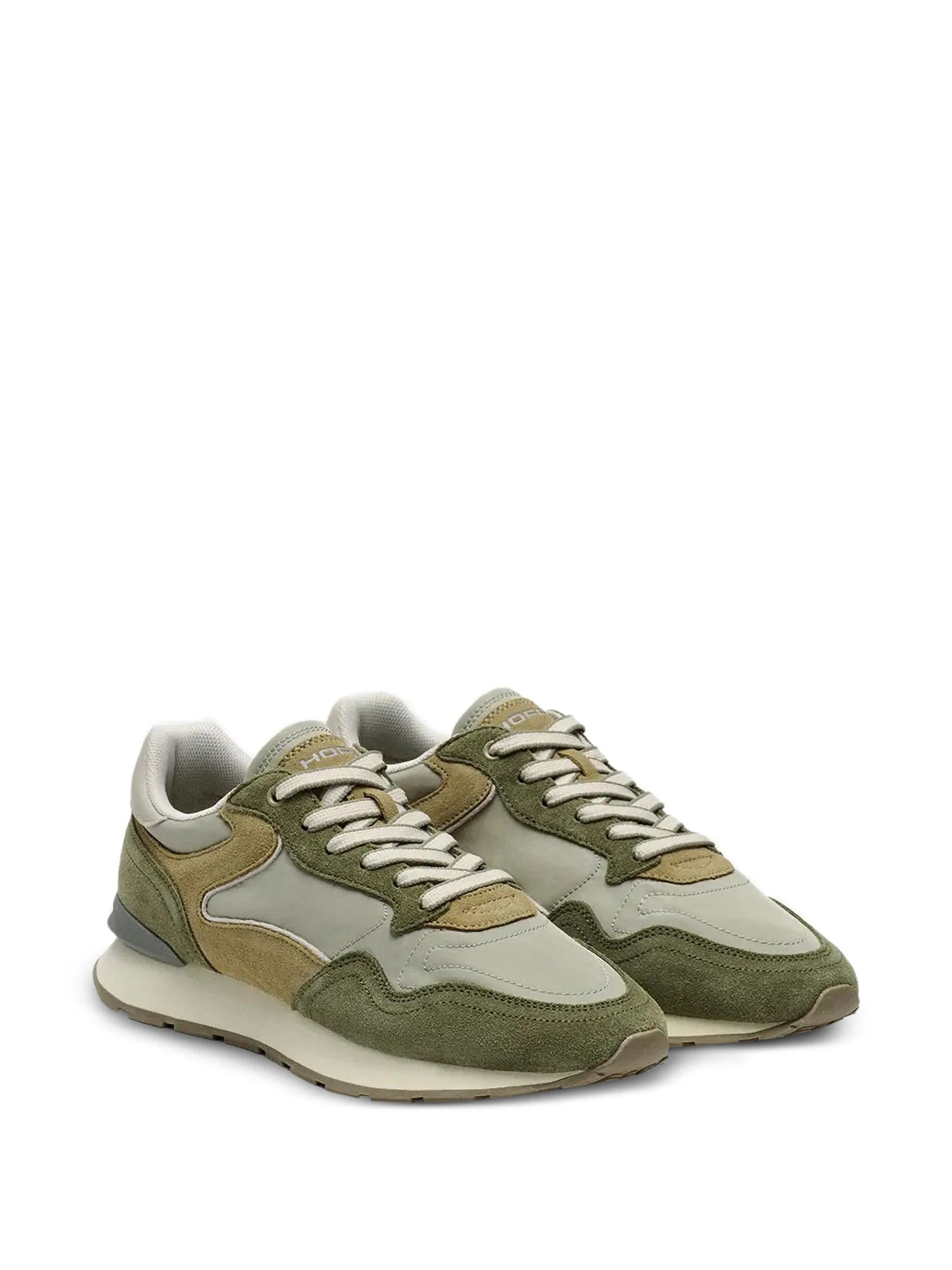 Hoff City panelled lace - up sneakers