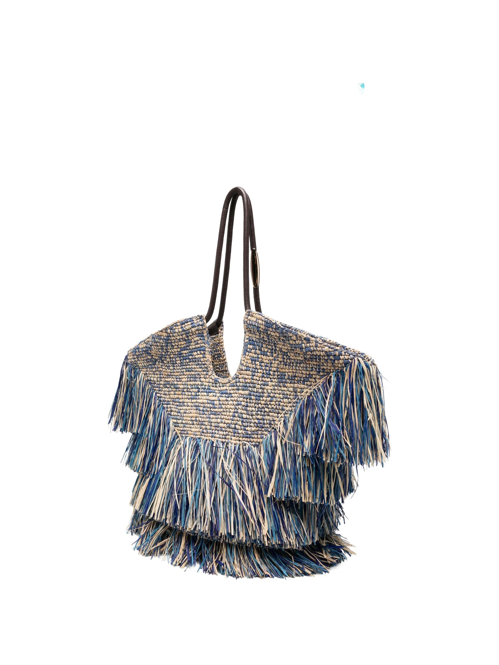 Zimmermann medium Goldentime fringed tote bag