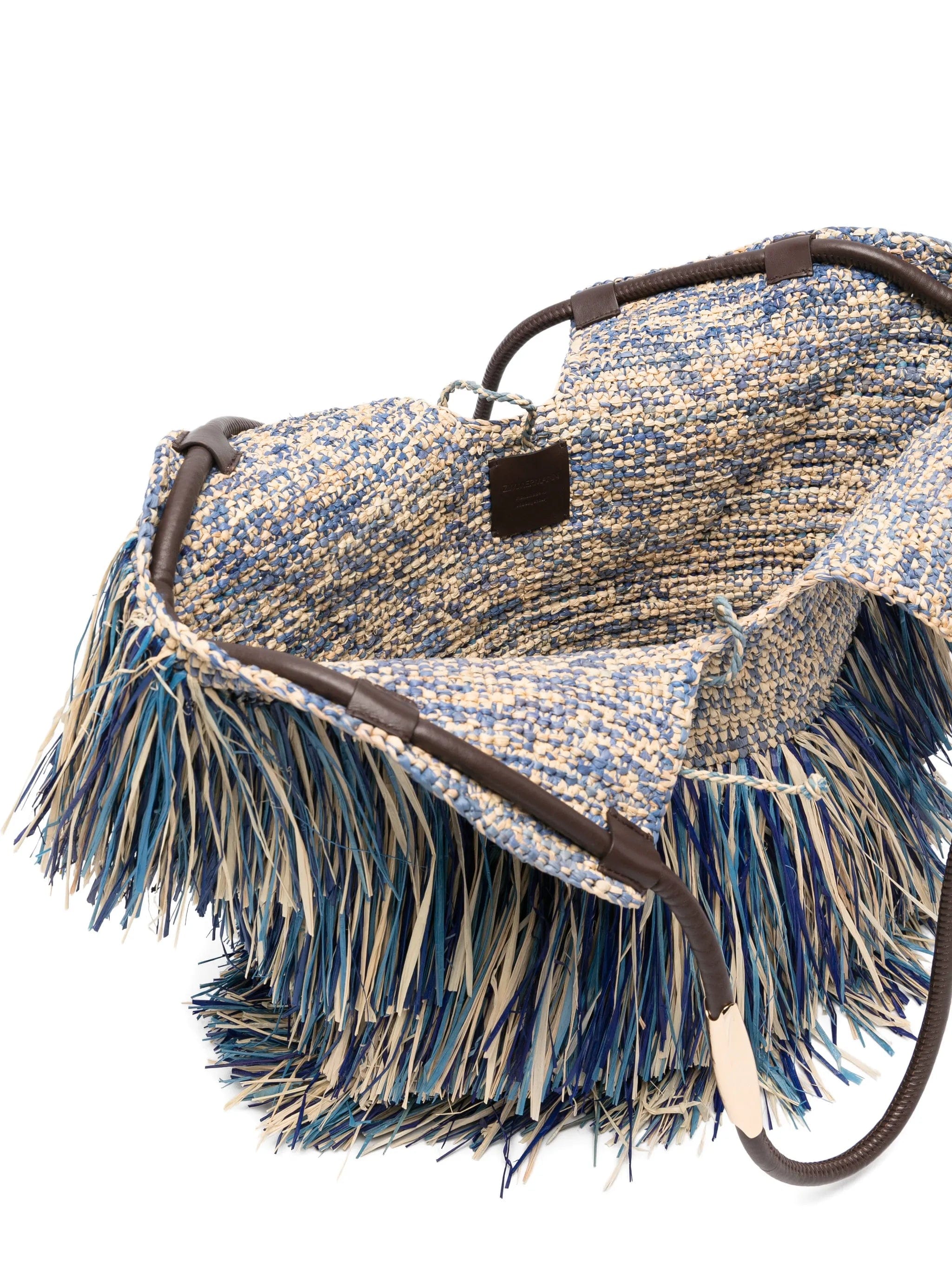Zimmermann medium Goldentime fringed tote bag