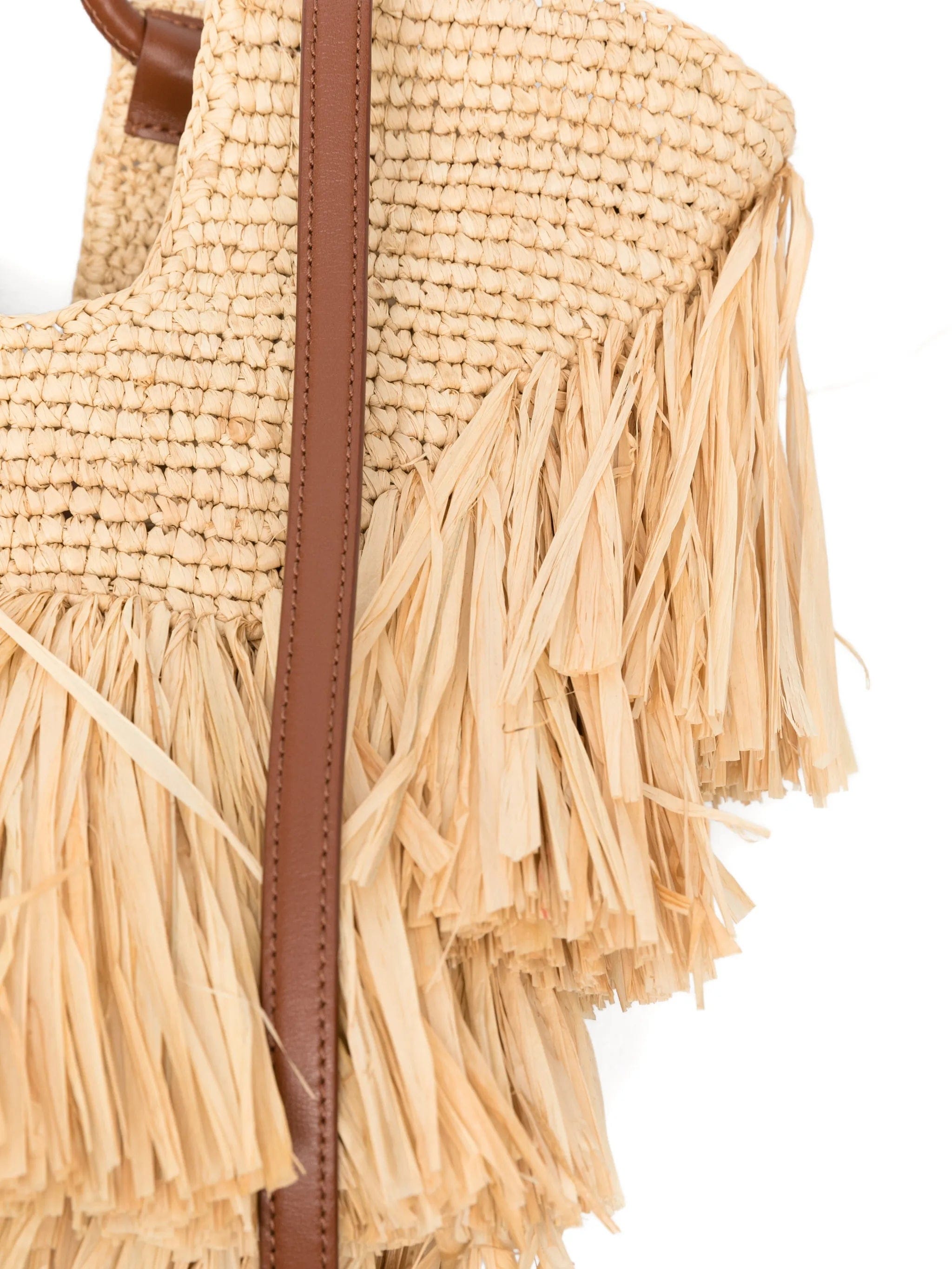 Zimmermann small Goldentime fringe tote bag