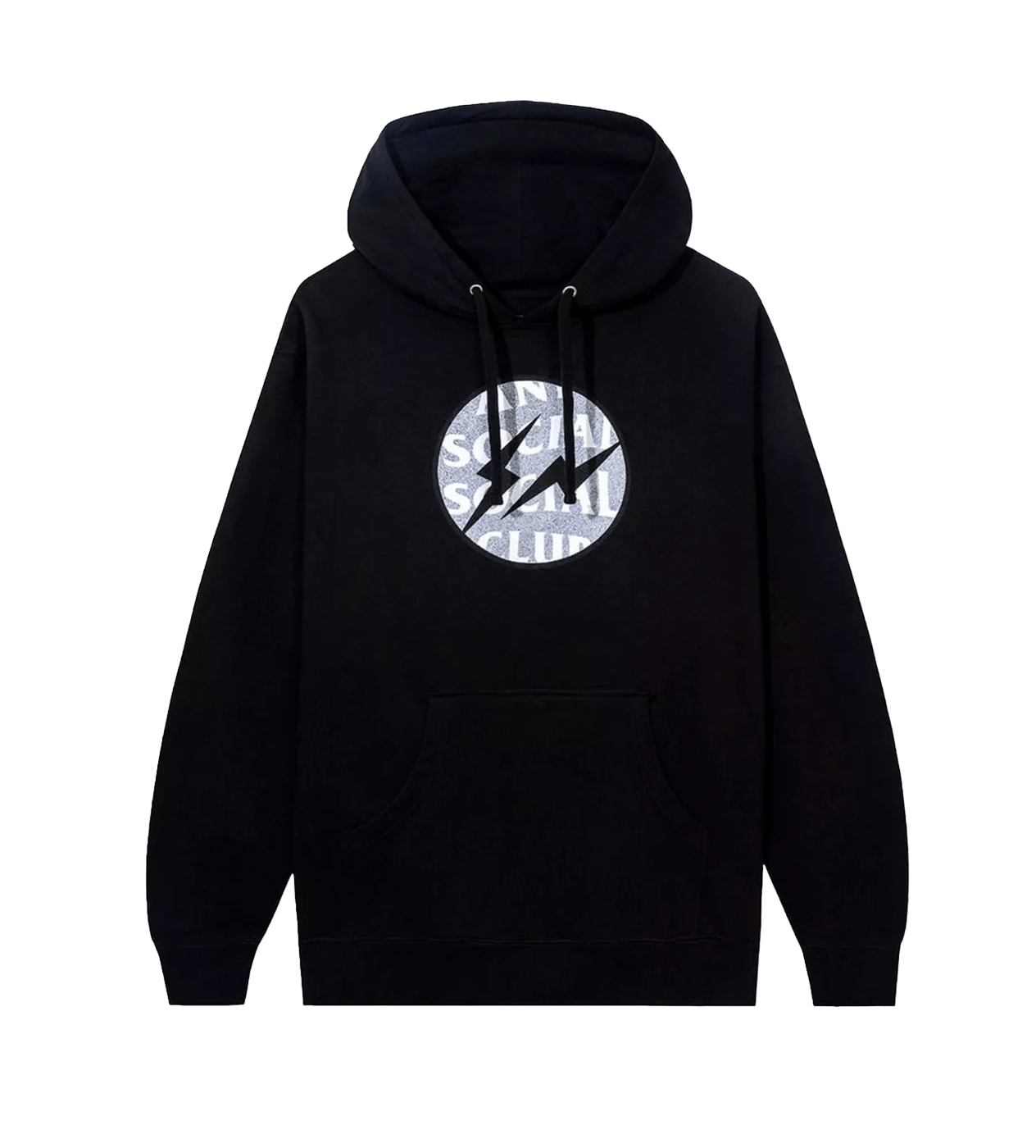 Anti Social Social Club Fragment Interference Hood Black
