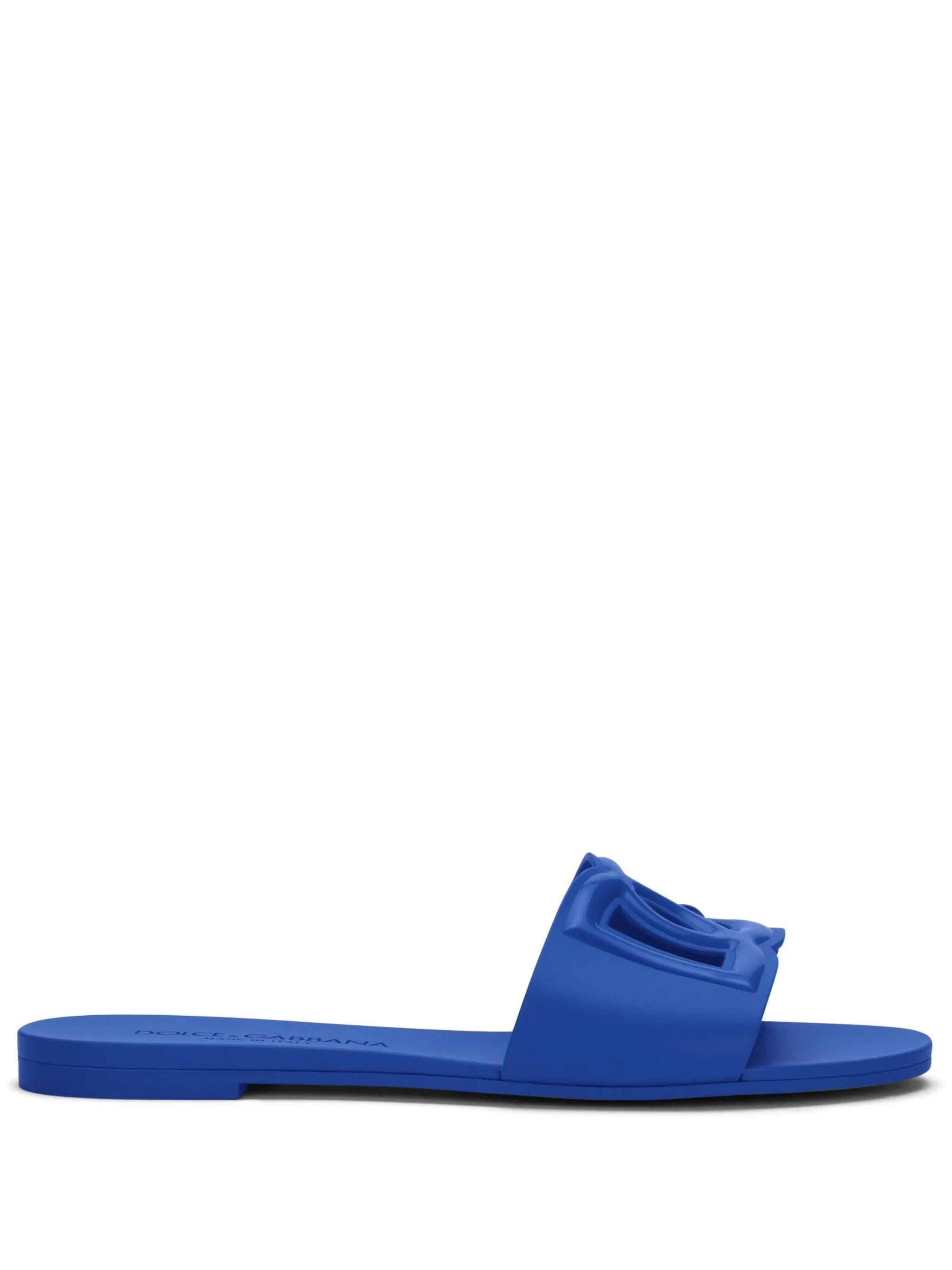 Dolce & Gabbana logo - lettering open - toe slides