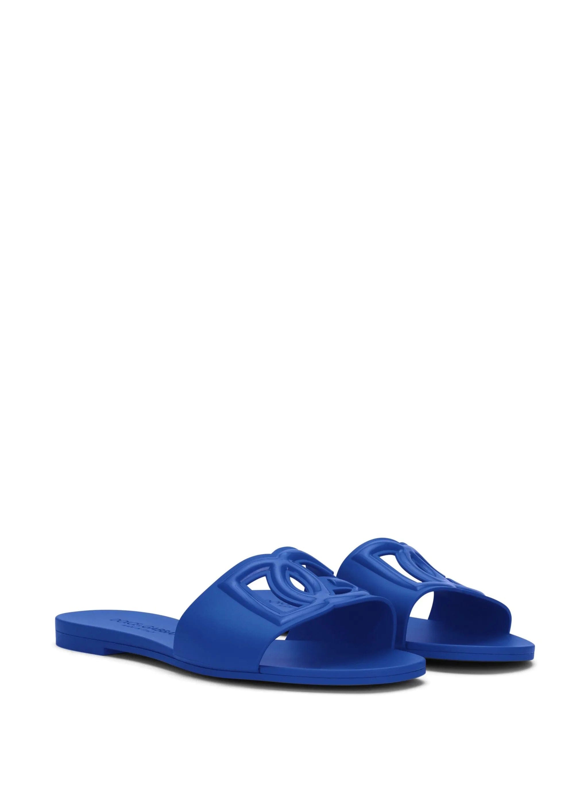 Dolce & Gabbana logo - lettering open - toe slides
