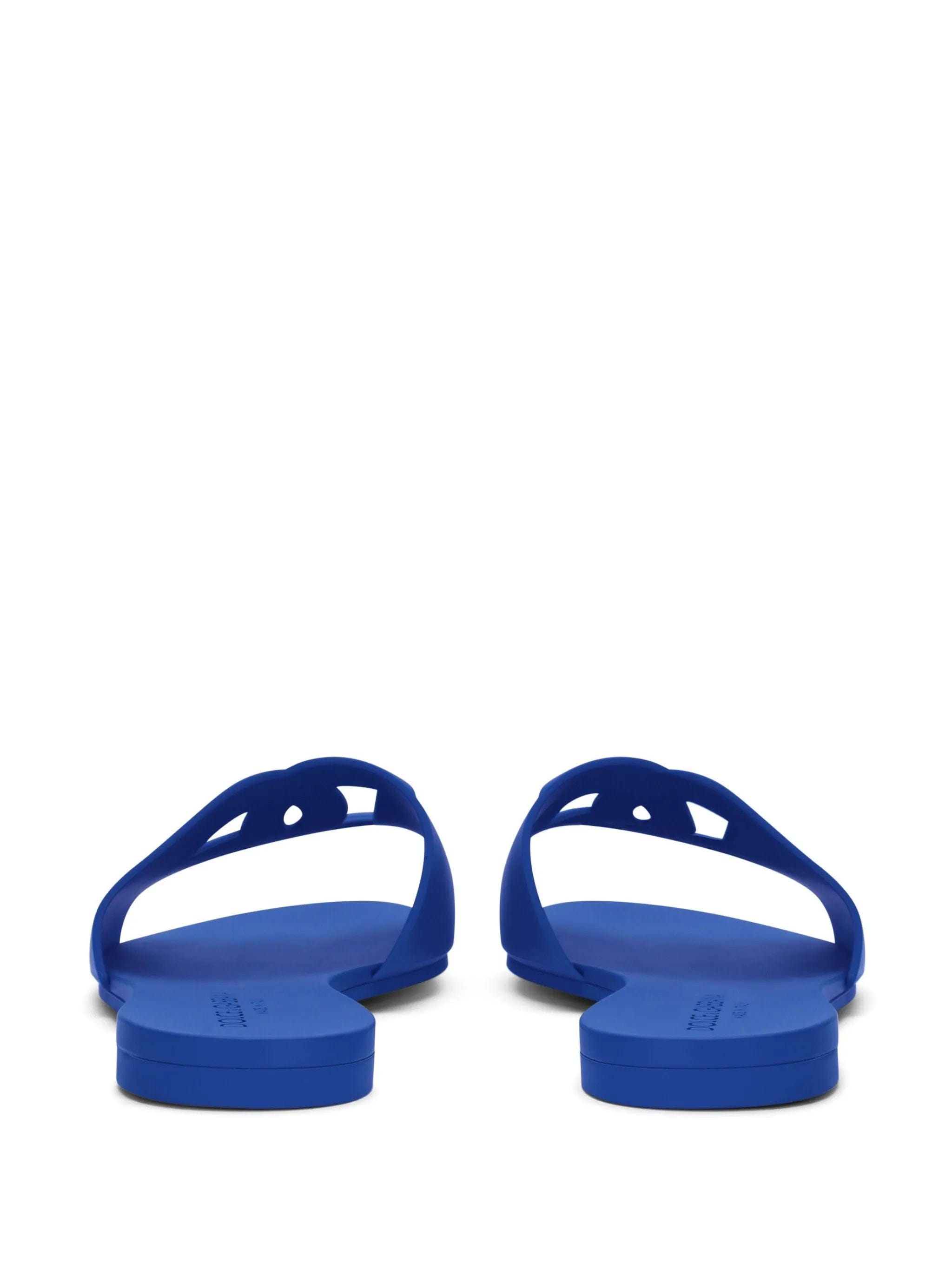 Dolce & Gabbana logo - lettering open - toe slides