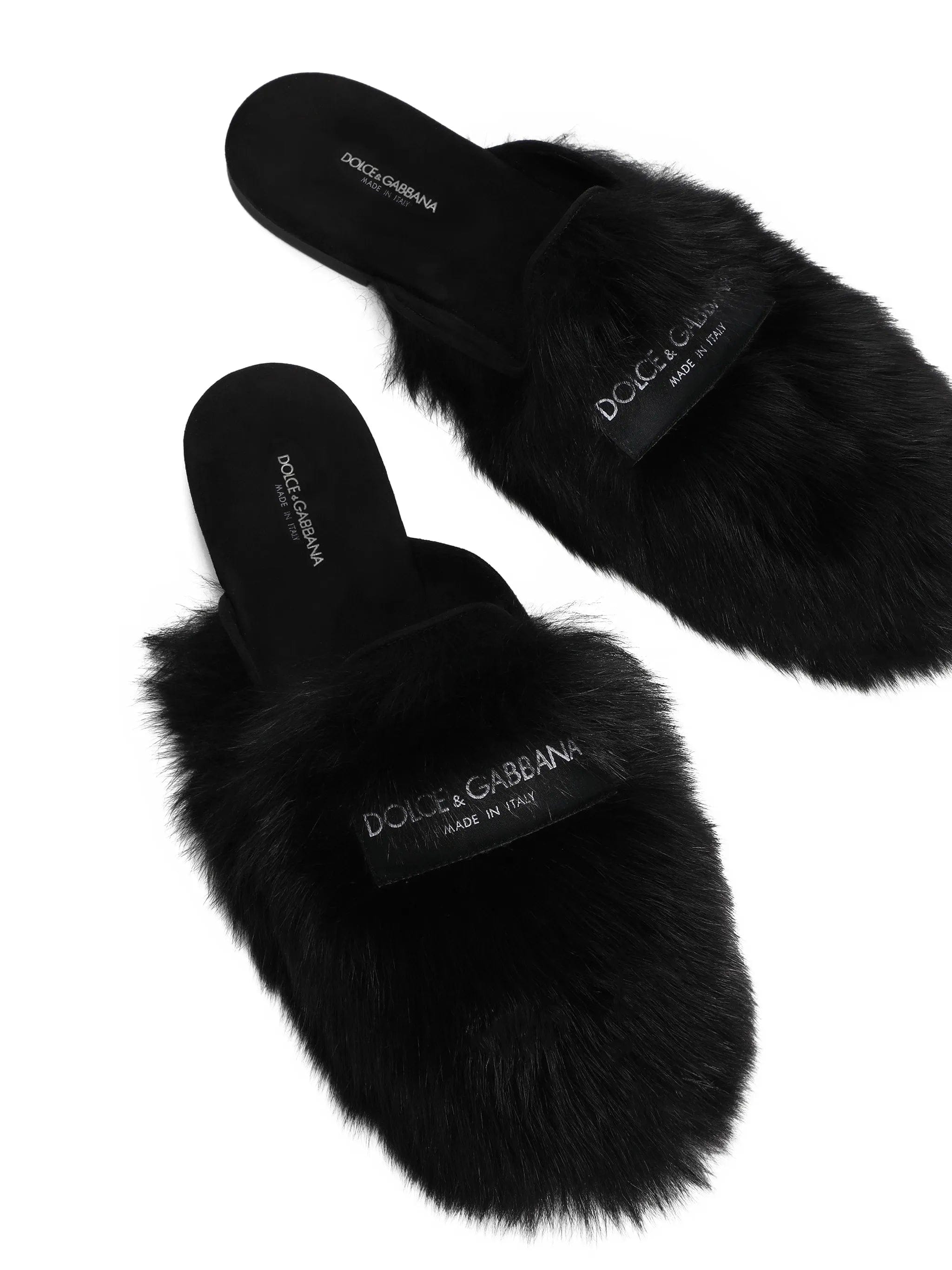 Dolce & Gabbana fur mules