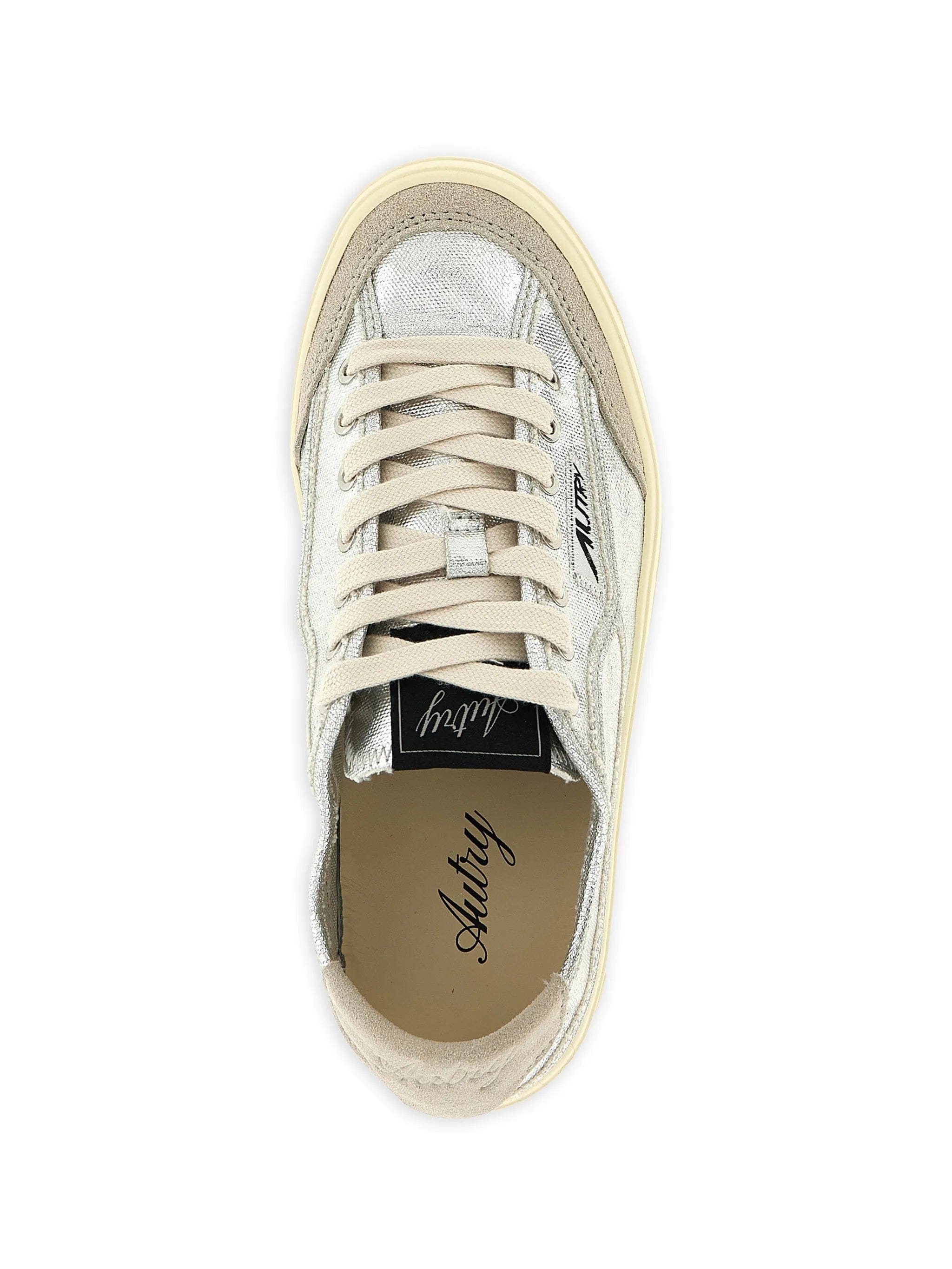 Autry Windscape metallic suede windscape sneakers
