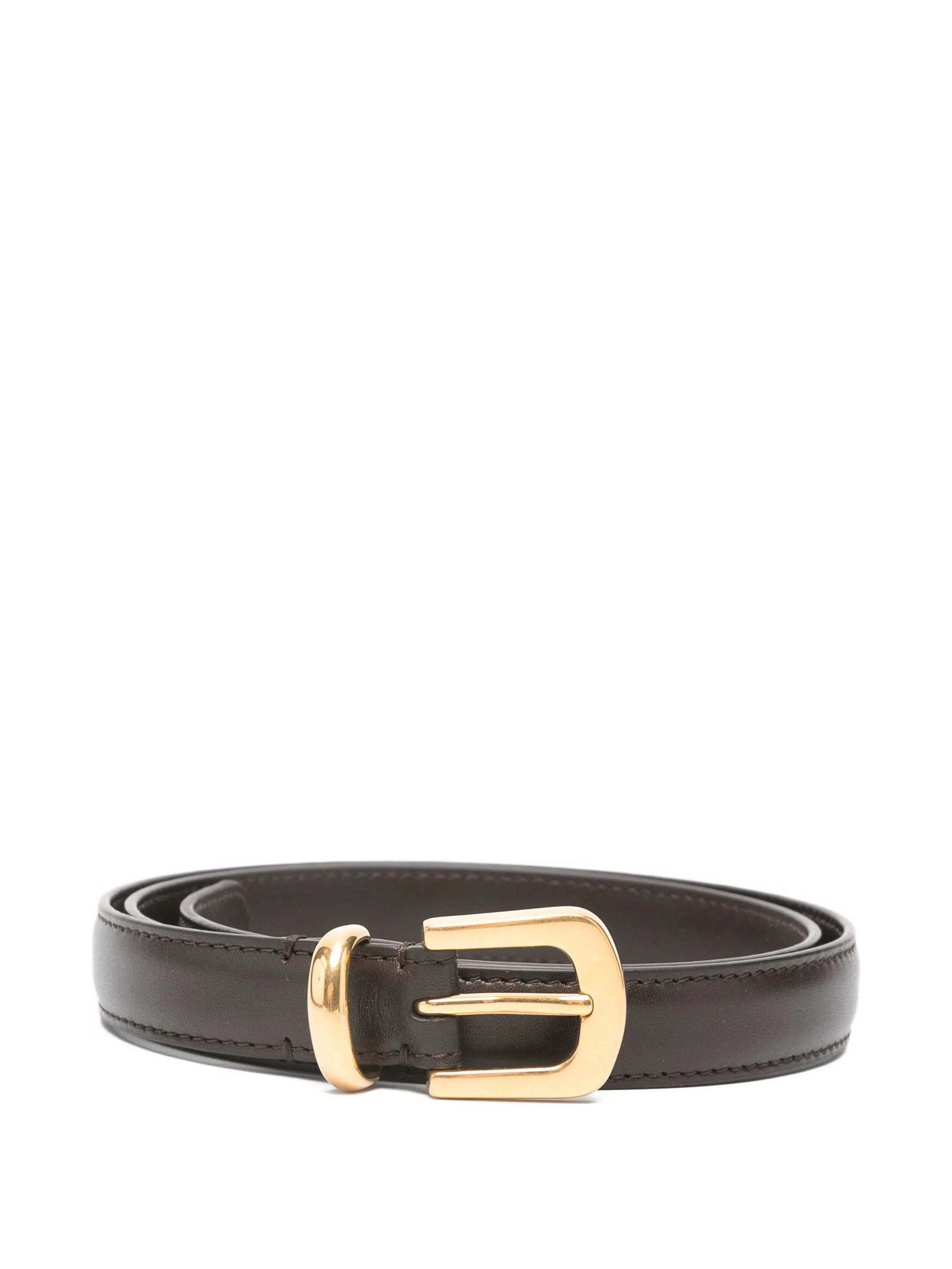 The Row Ring buckle leather belt