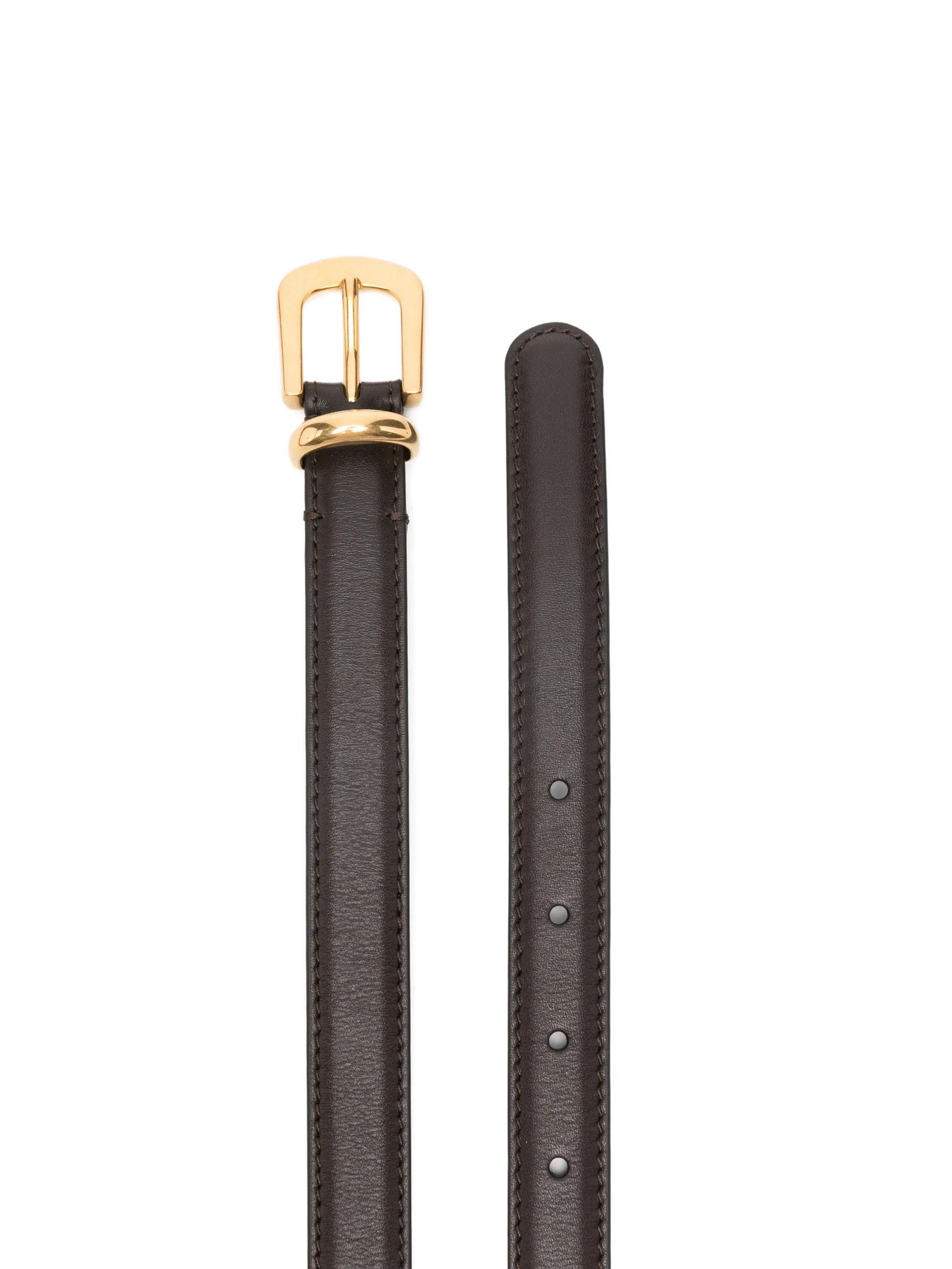 The Row Ring buckle leather belt