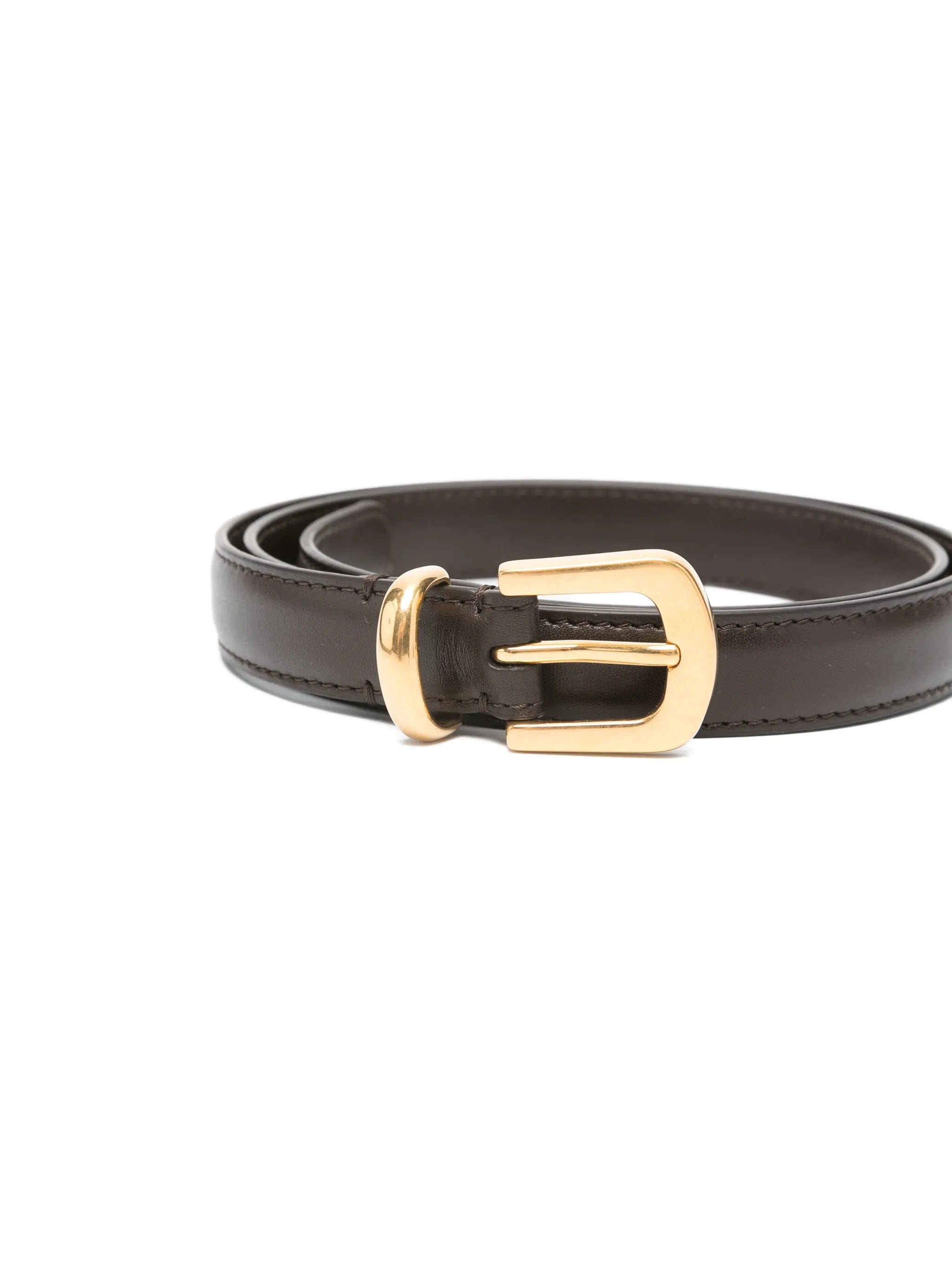 The Row Ring buckle leather belt