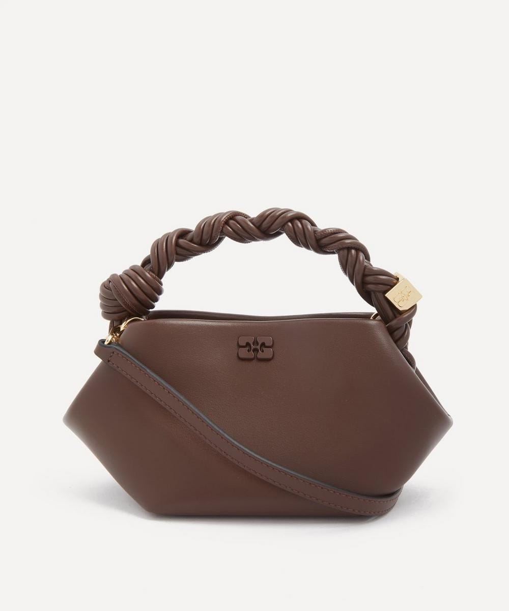 Ganni Mini Bou Chocolate Fondant Crossbody Bag