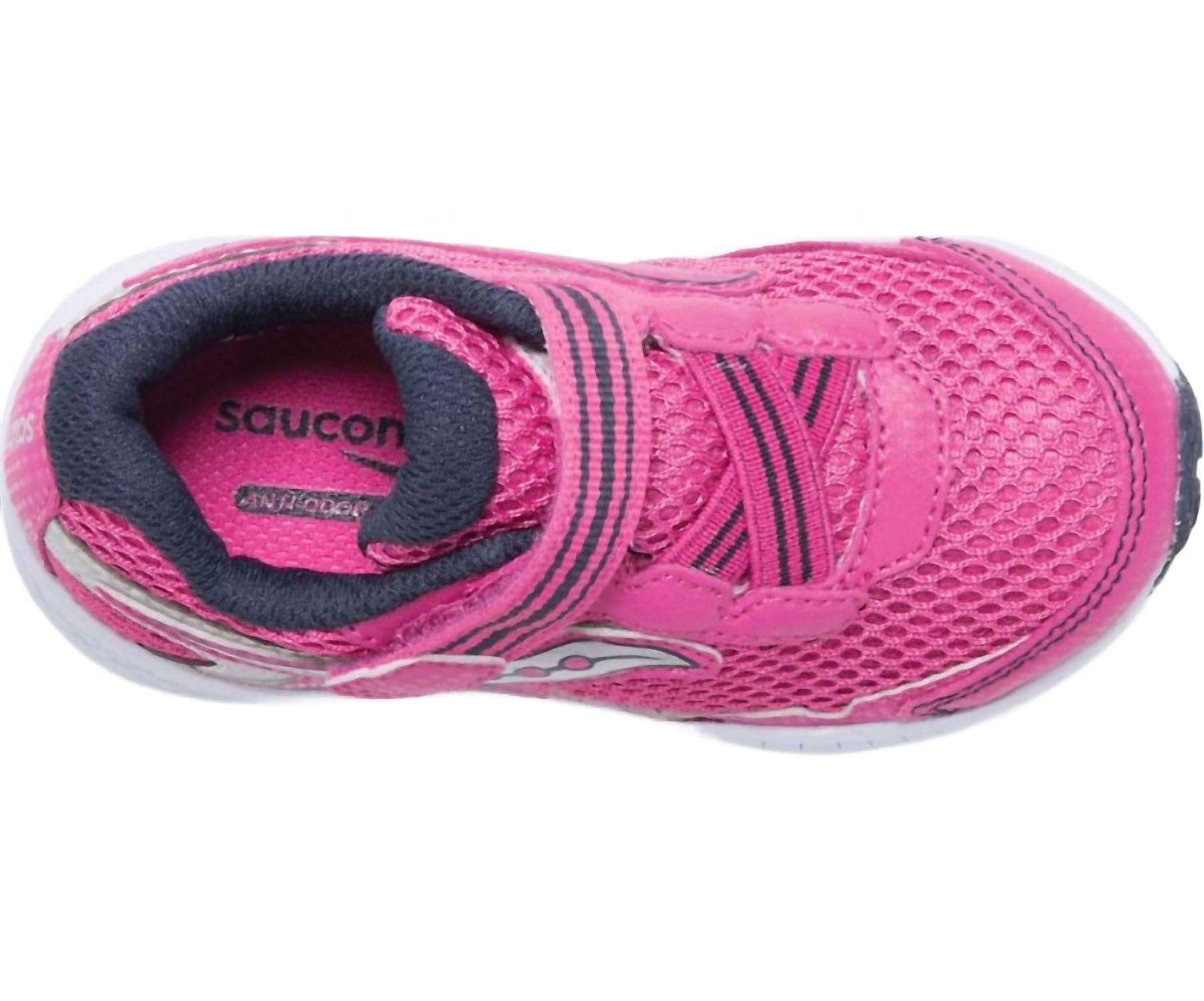 Girl's Ride 10 Sneaker In Pink/silver