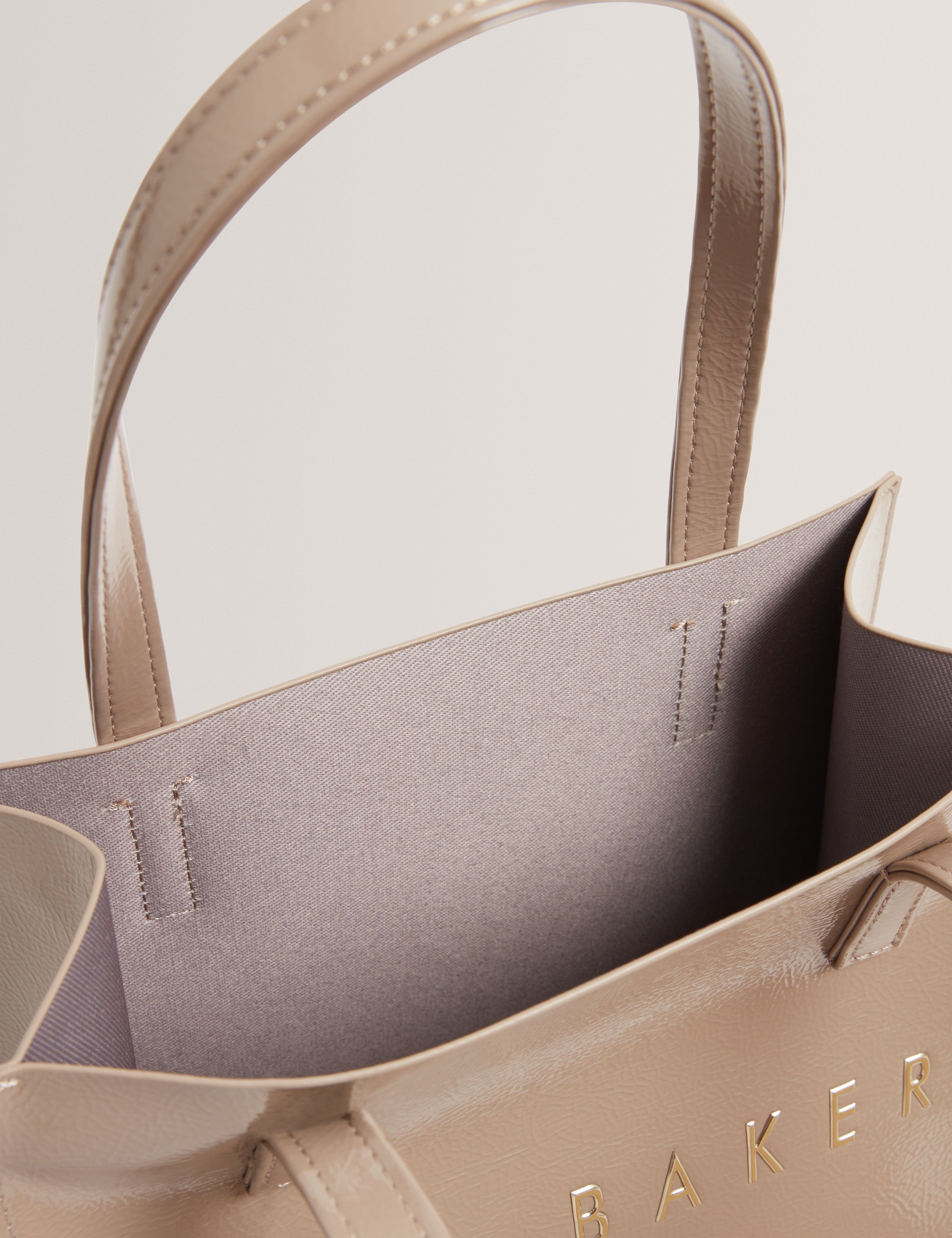Ted Baker Crinion Crinkle Small Icon Bag Stone