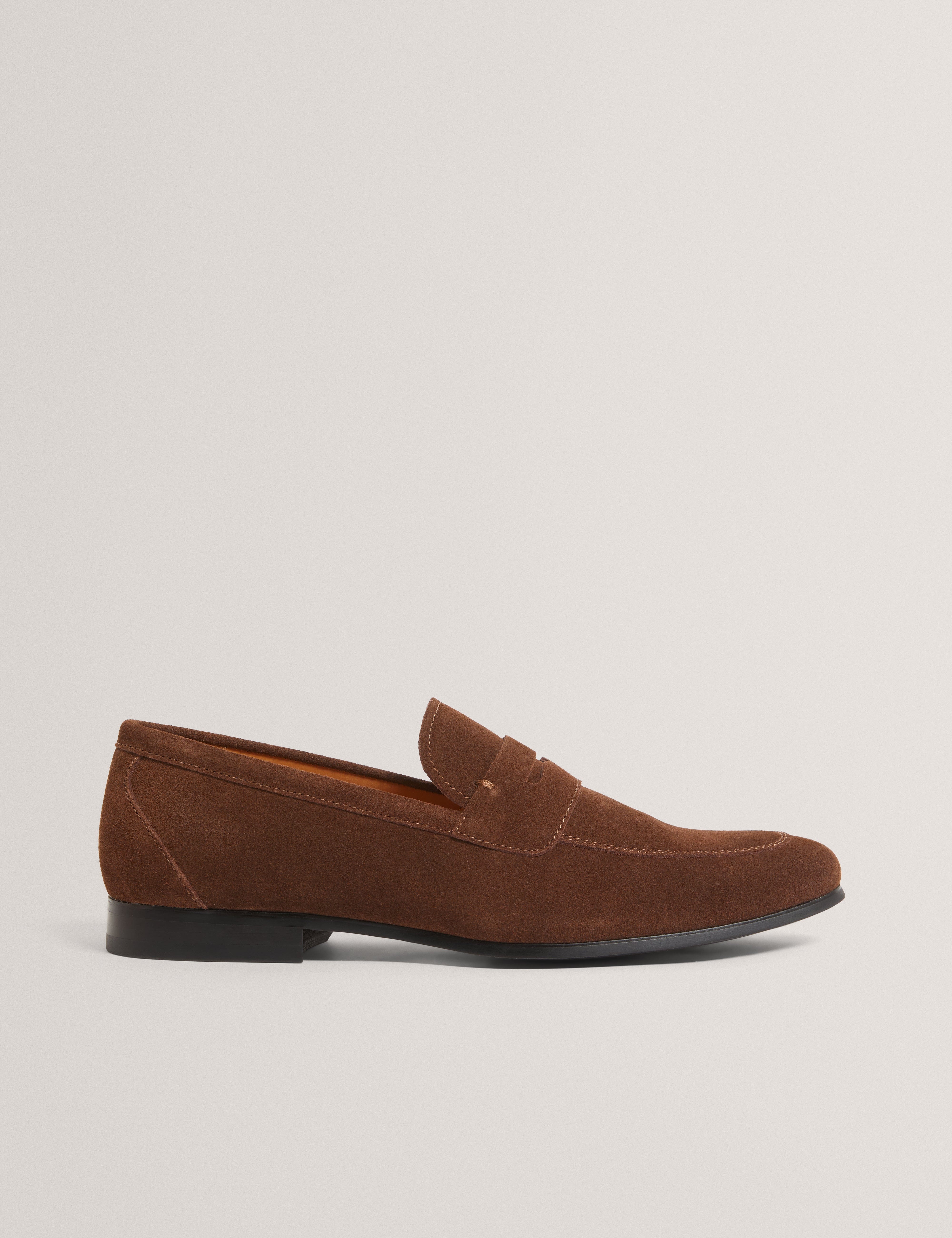Ted Baker Leivy Suede Loafer Brown