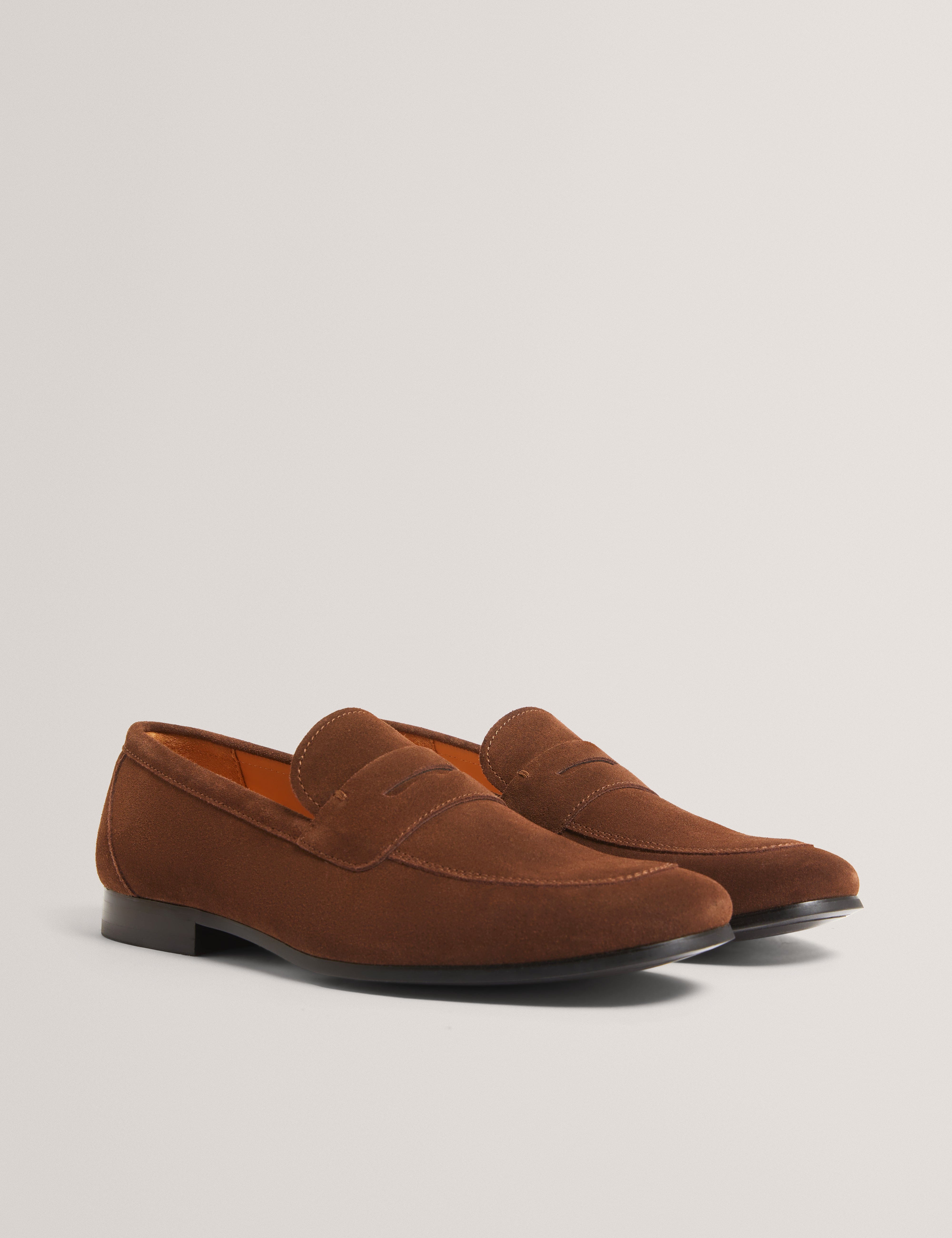 Ted Baker Leivy Suede Loafer Brown