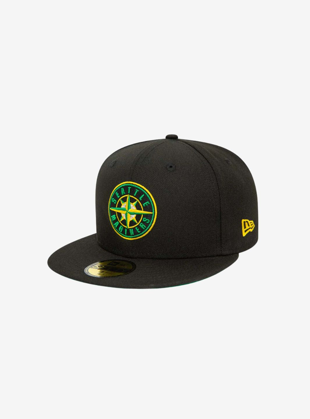 New Era Seattle Mariners MLB Cooperstown Alt 59FIFTY Black Fitted Cap