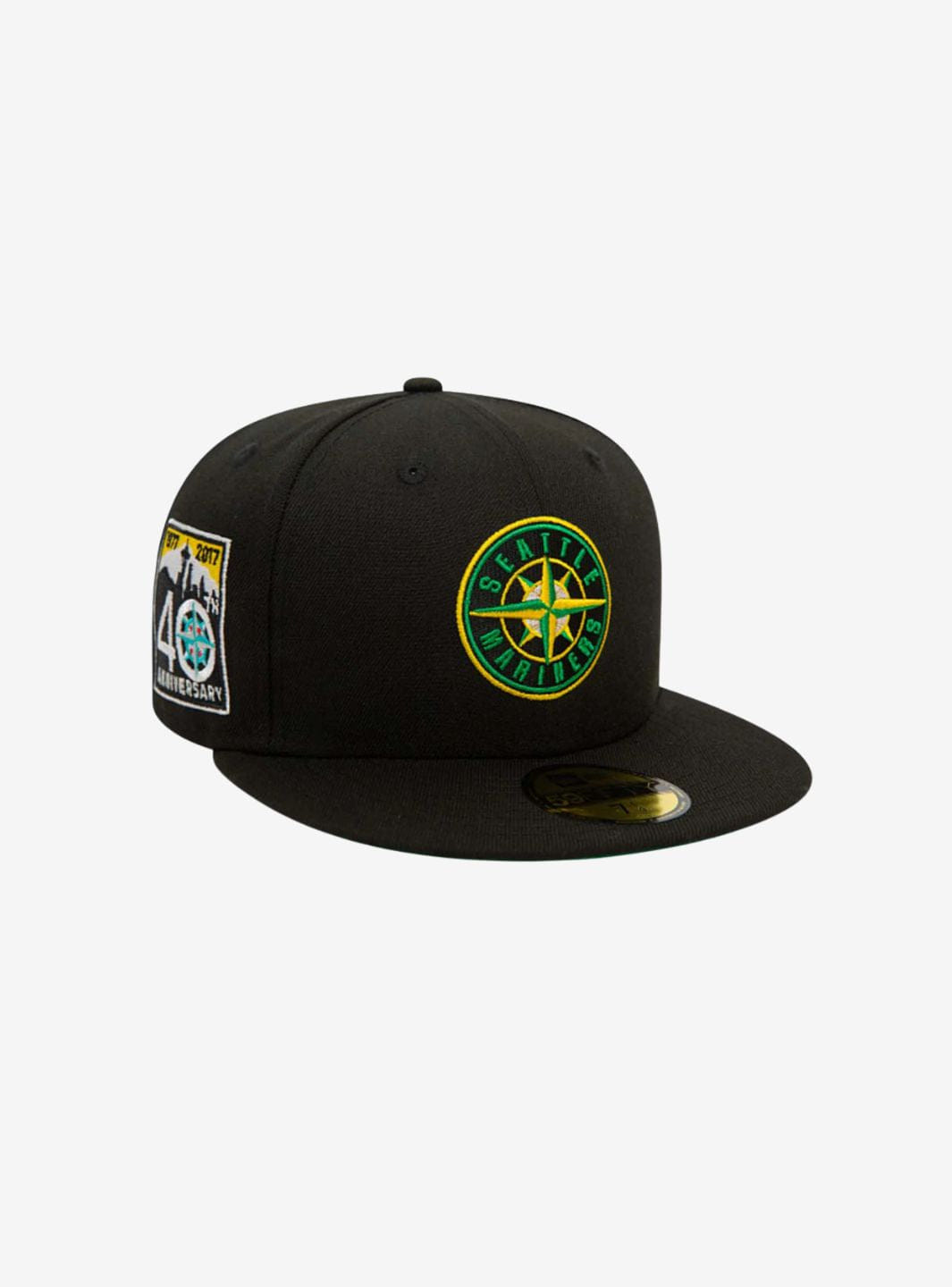 New Era Seattle Mariners MLB Cooperstown Alt 59FIFTY Black Fitted Cap