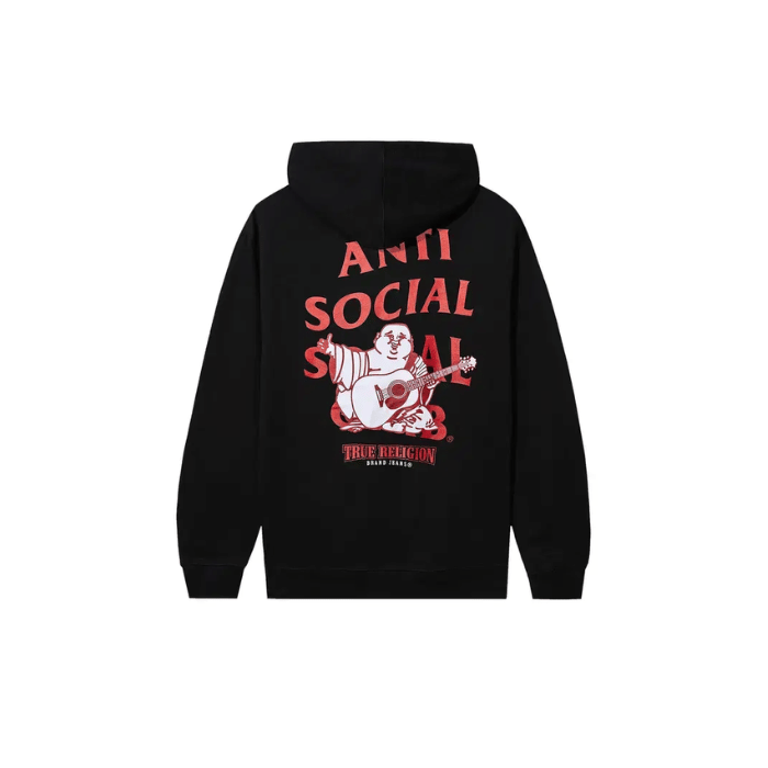 Anti Social Social Club x True Religion Hoodie Anti - Truth Black