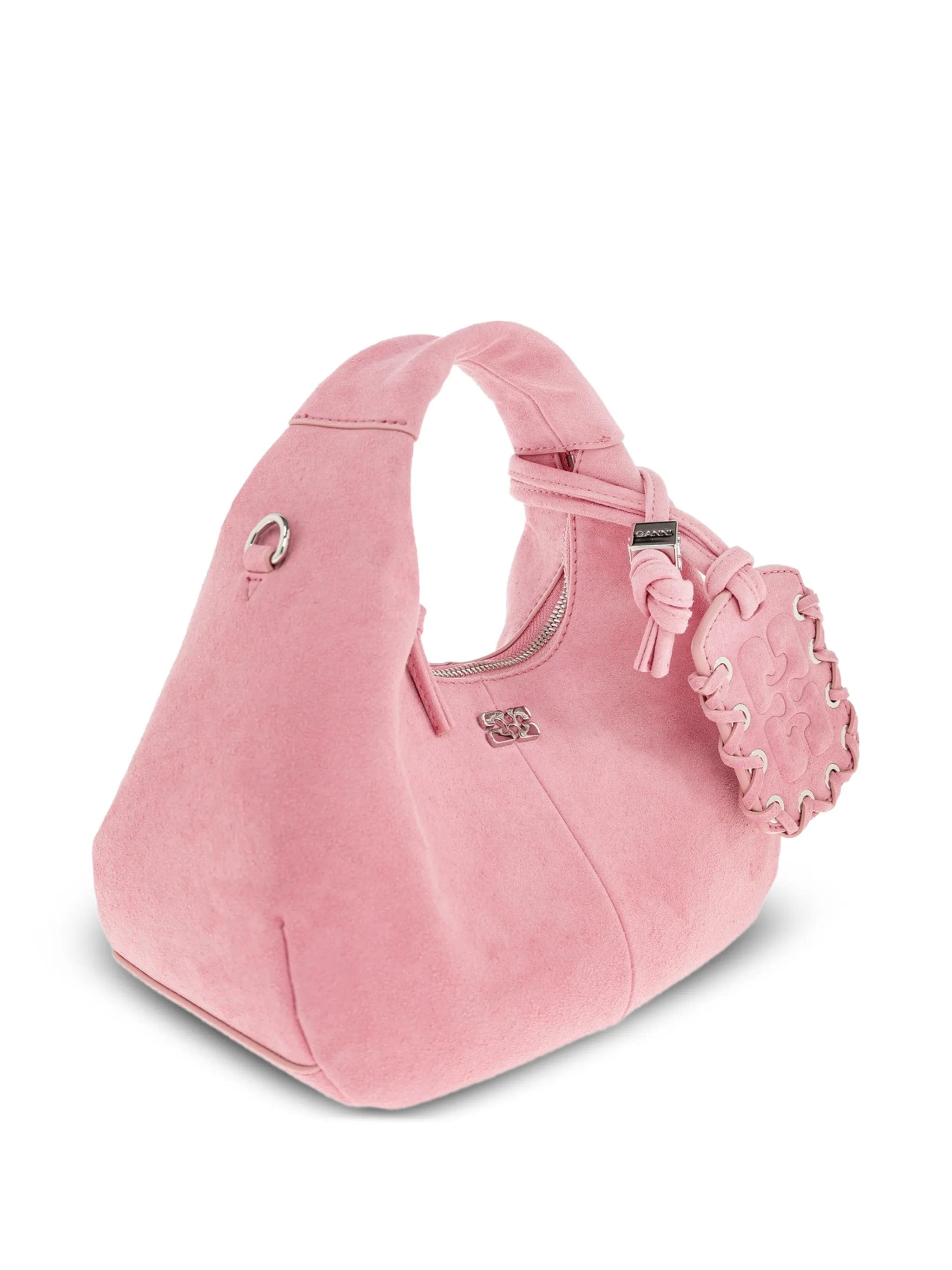 GANNI logo - plaque knot - detail tote bag