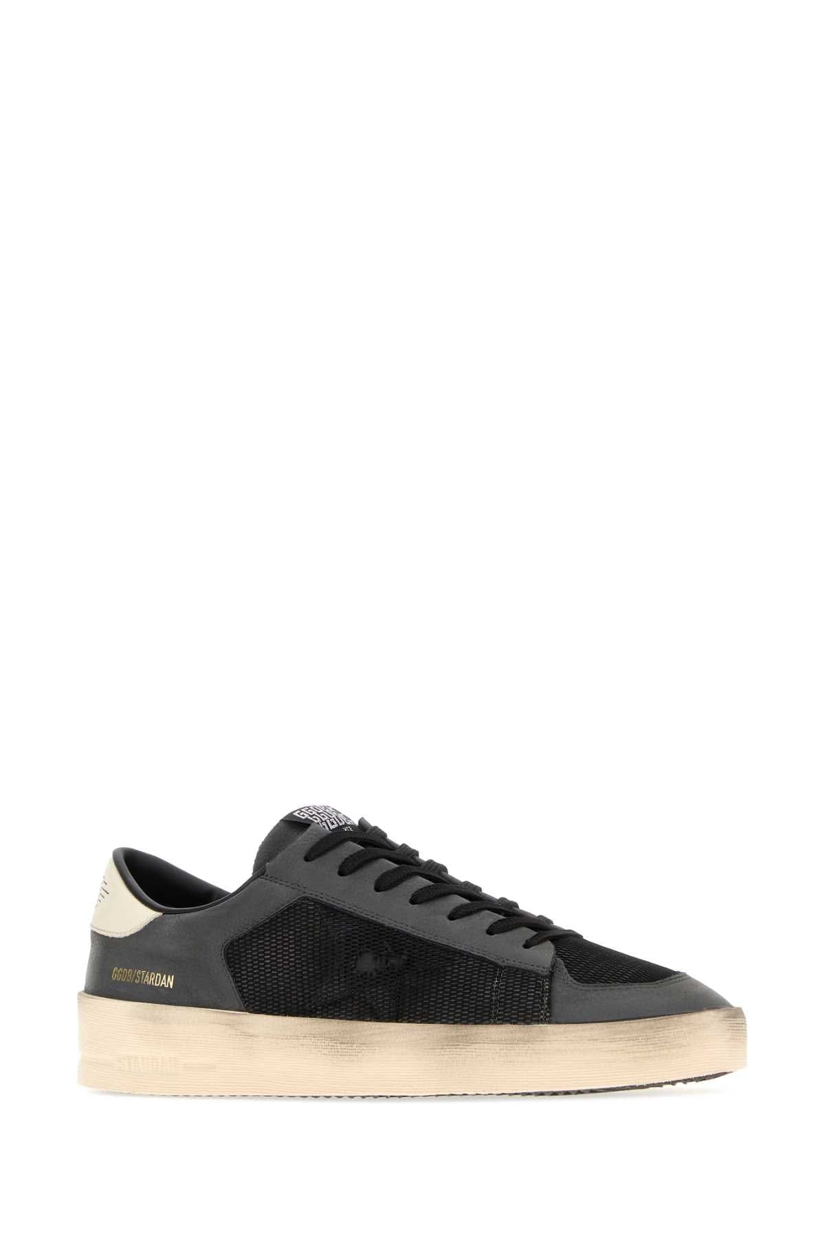 Golden Goose Deluxe Brand Mesh - Panel Low - Top Sneaker — Black
