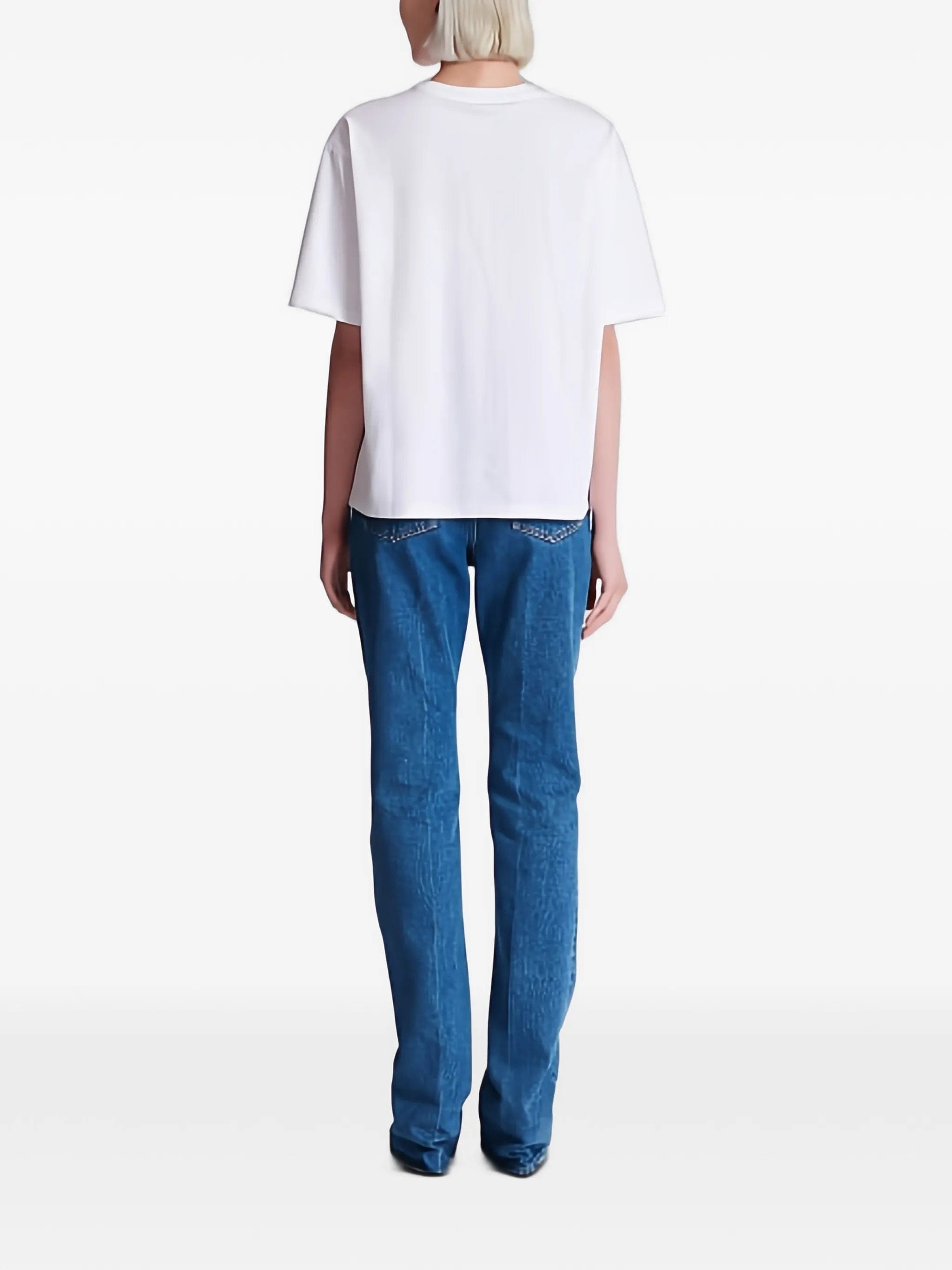 Balmain cropped T - shirt