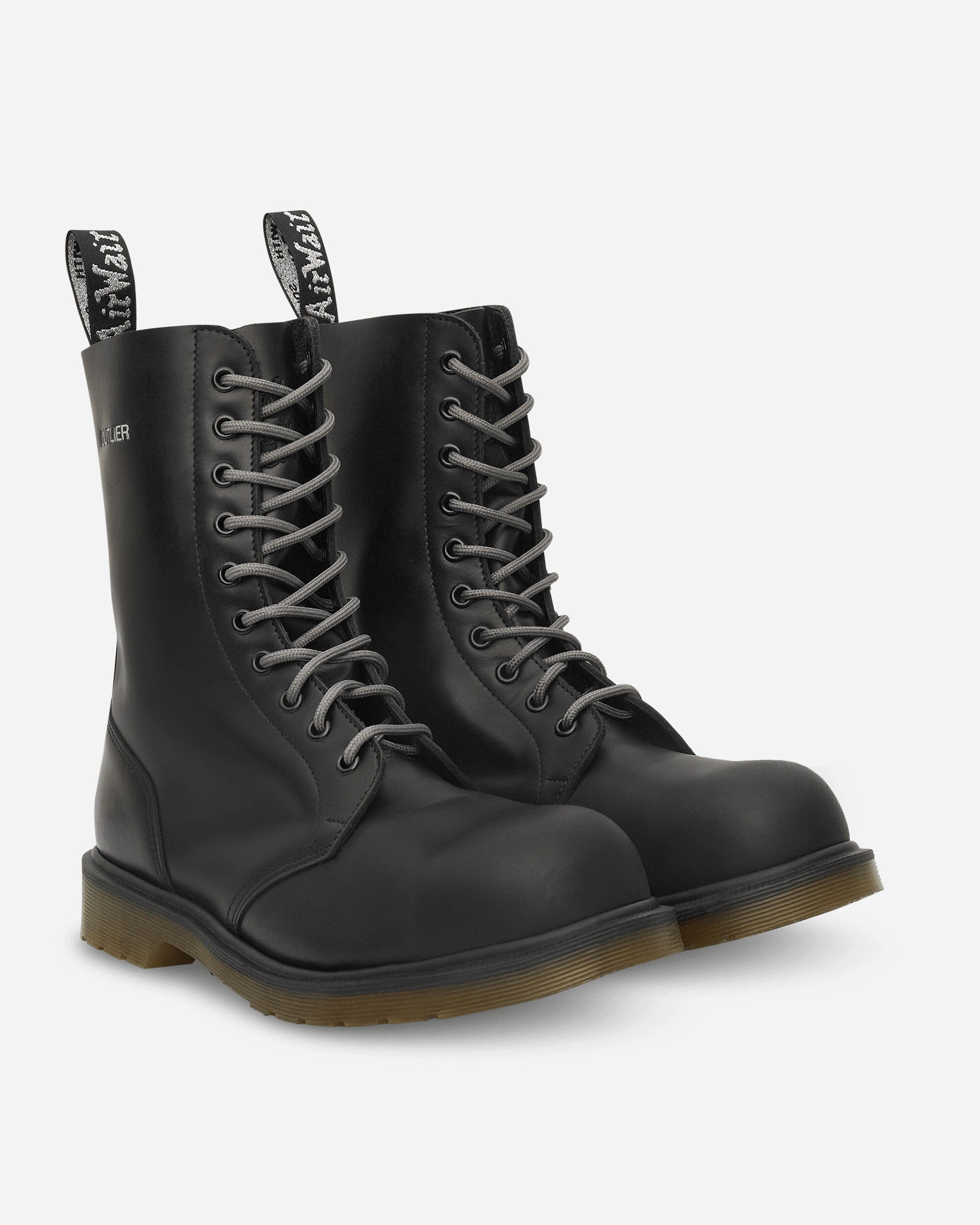Dr. Martens Slam Jam 1490 OUTLIER Steel Toe Boots Black