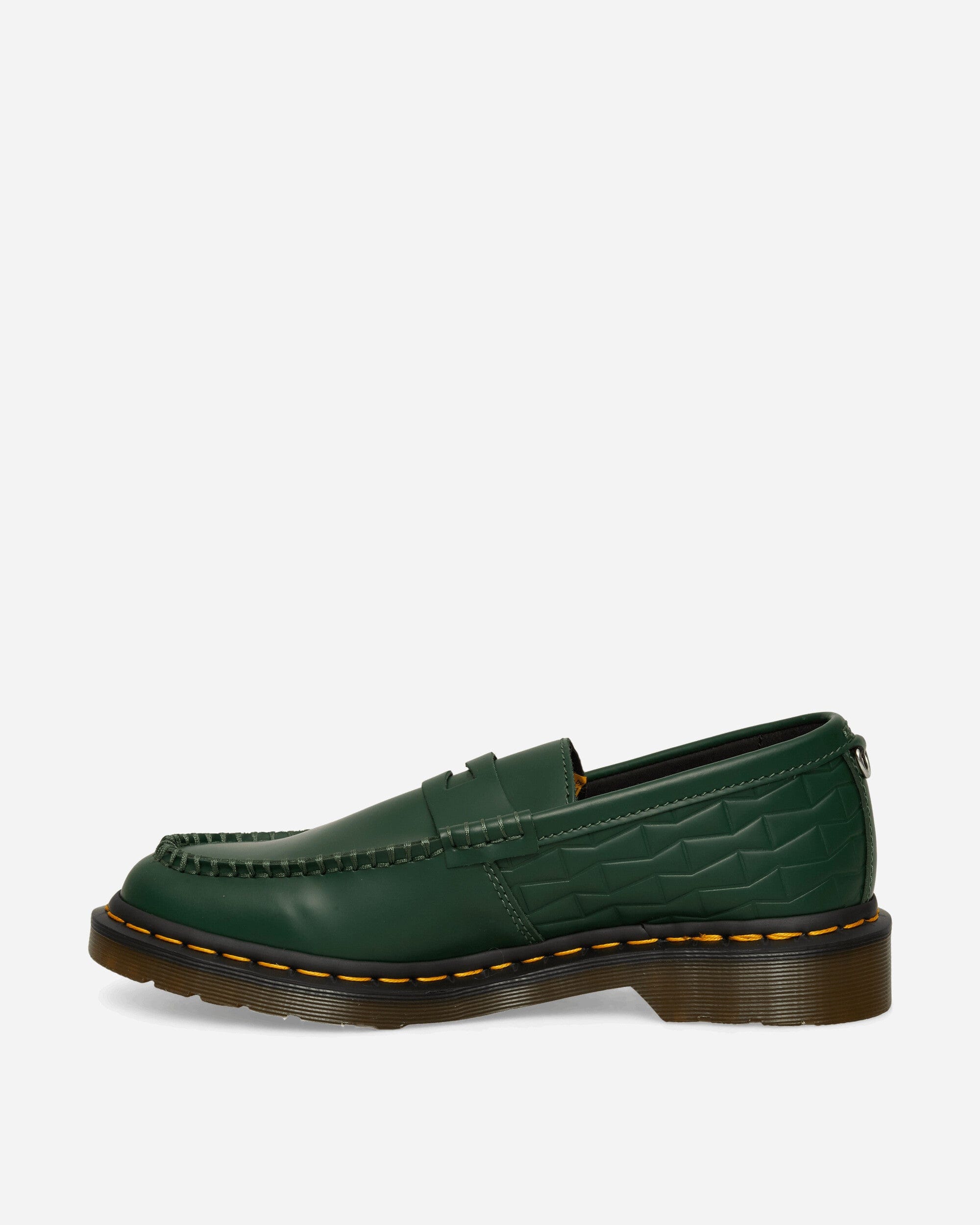Dr. Martens Wasted Youth Penton Leather Loafers Green