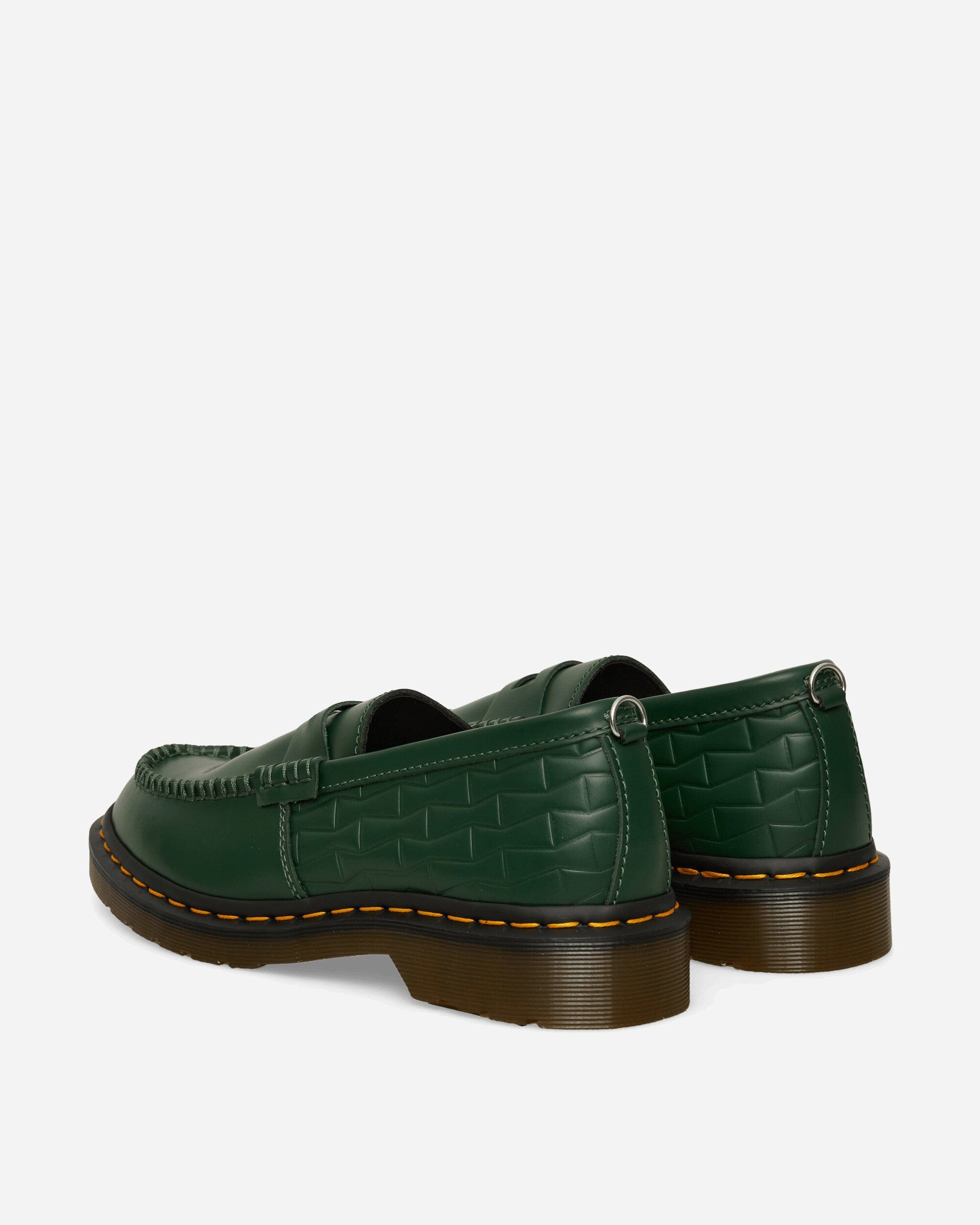 Dr. Martens Wasted Youth Penton Leather Loafers Green
