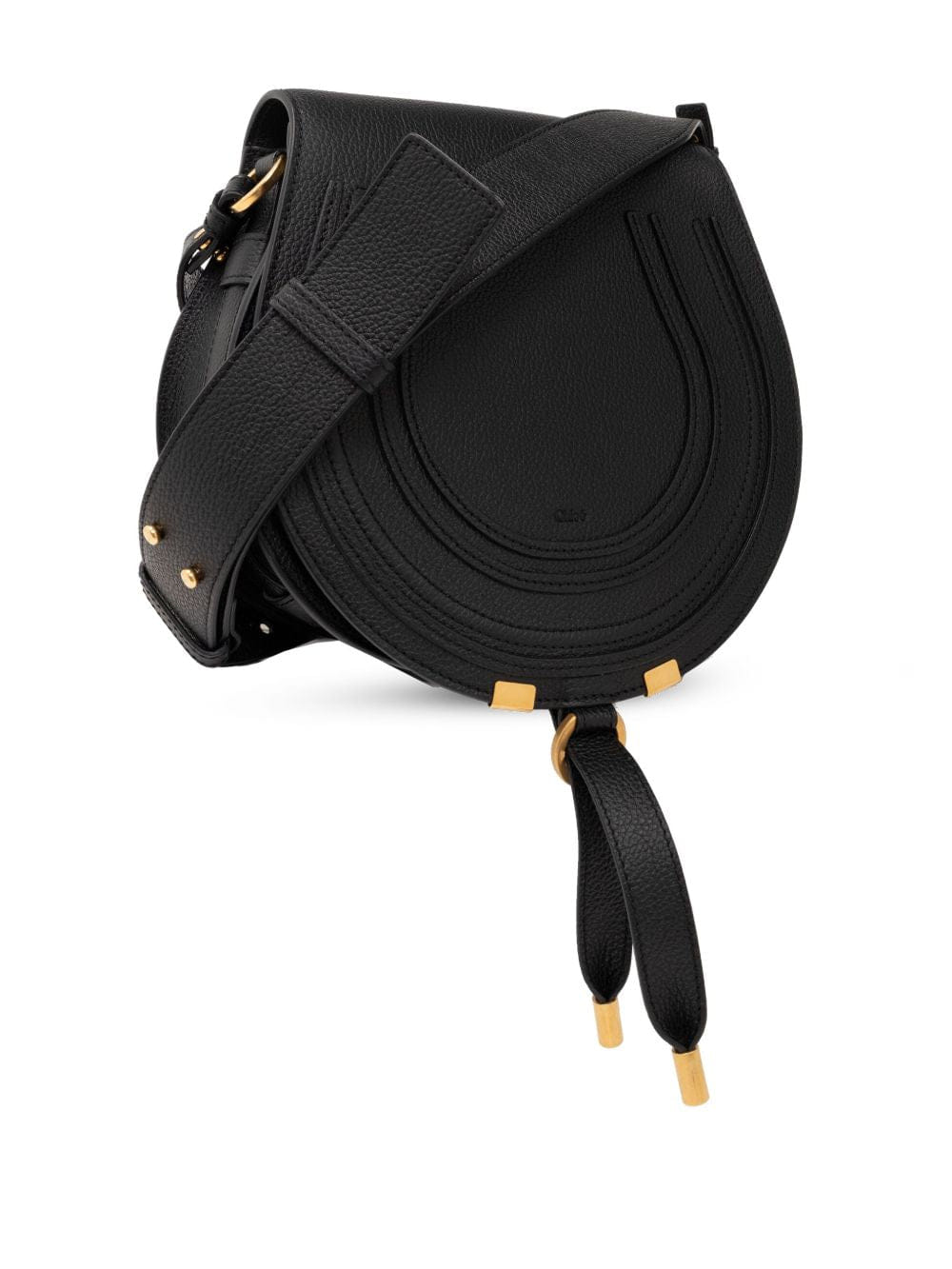 Chloé Marcie Shoulder Bag — Black