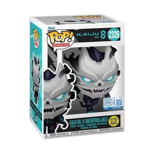 Funko Pop! 2326 Animation - Kaiju No. 8 (Uncontrollable) Glow - in - the - Dark Vinyl Figure