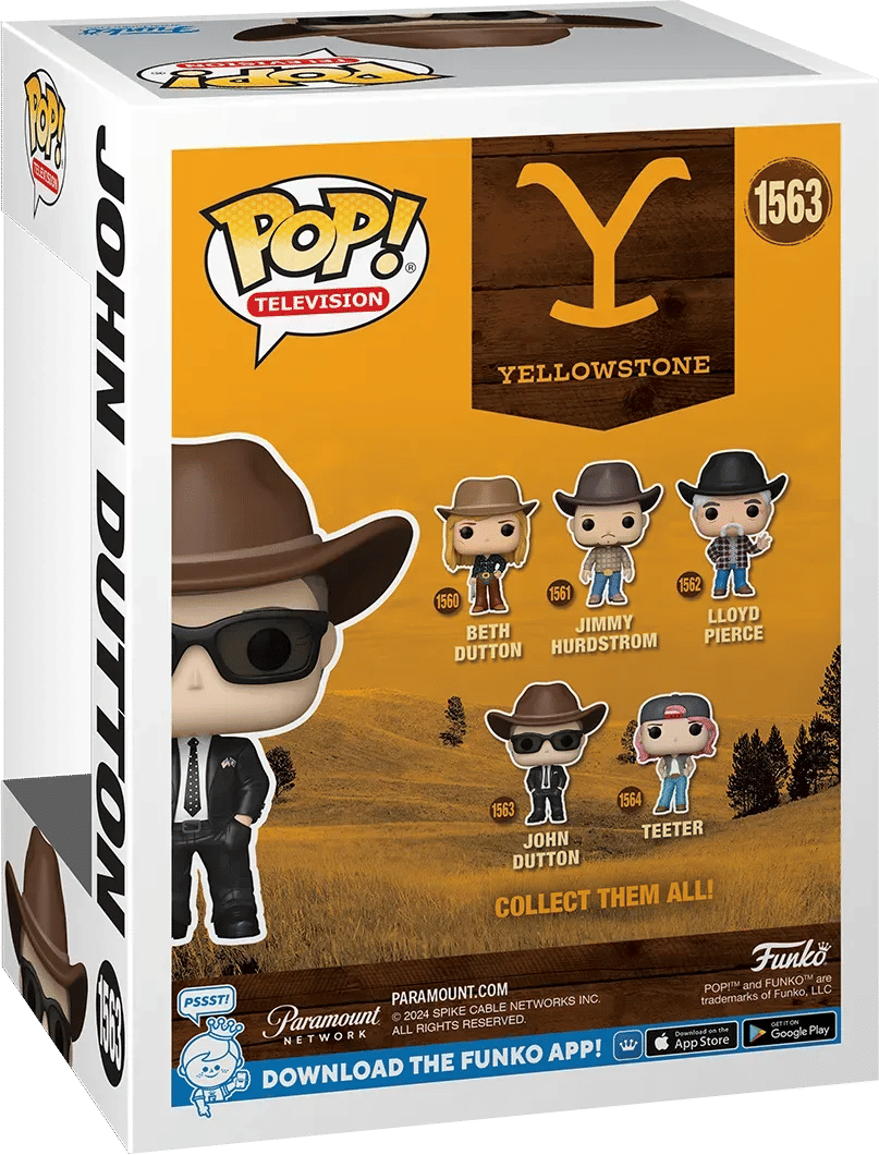 Funko Yellowstone - John Dutton with Sunglasses Pop! Vinyl