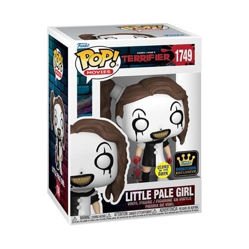 Funko Pop! Movies 1749 - Terrifier - Little Pale Girl Glow - in - the - Dark Vinyl Figure Specialty Series