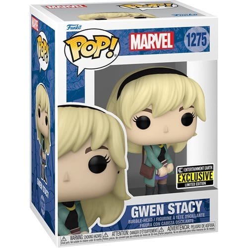 Funko Pop! 1275 - Marvel - Spider - Man - Gwen Stacy Vinyl Figure - Entertainment Earth Exclusive