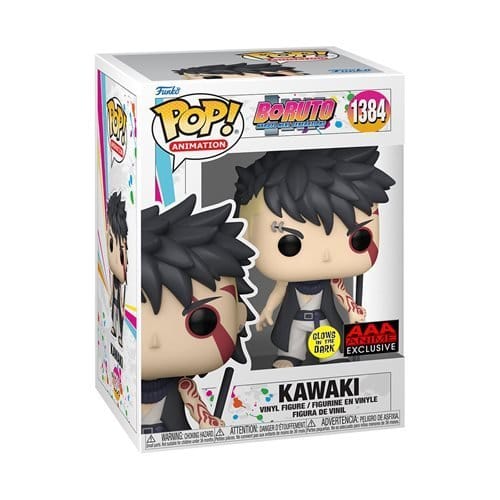 Funko Pop! 1384 Animation - Boruto - Kawaki Vinyl Figure - Glow - in - the - Dark AAA Exclusive