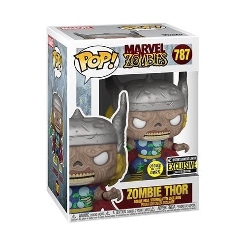 Funko Pop! 787 - Marvel Zombies Thor Glow - in - the - Dark Funko Pop! Figure - Entertainment Earth Exclusive