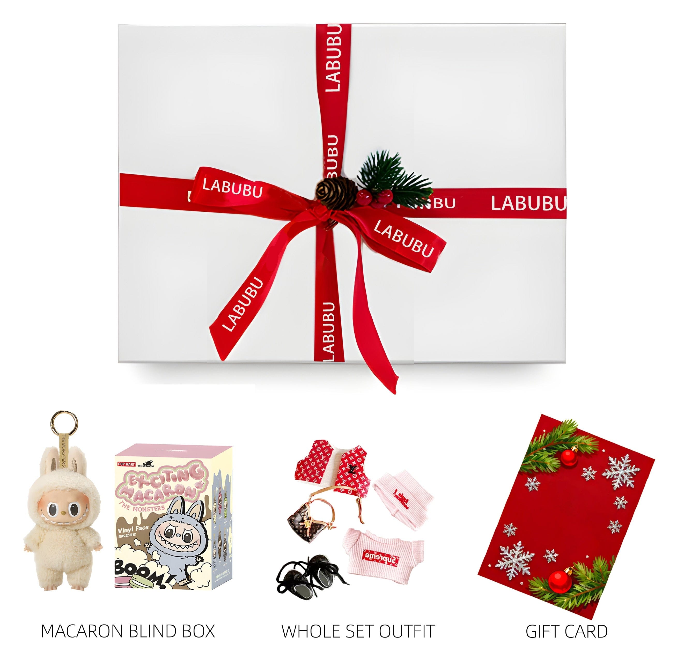 Labubu Macaron Series Gift Box Surprise Blind Box Set | Perfect Gift (AU Stock)