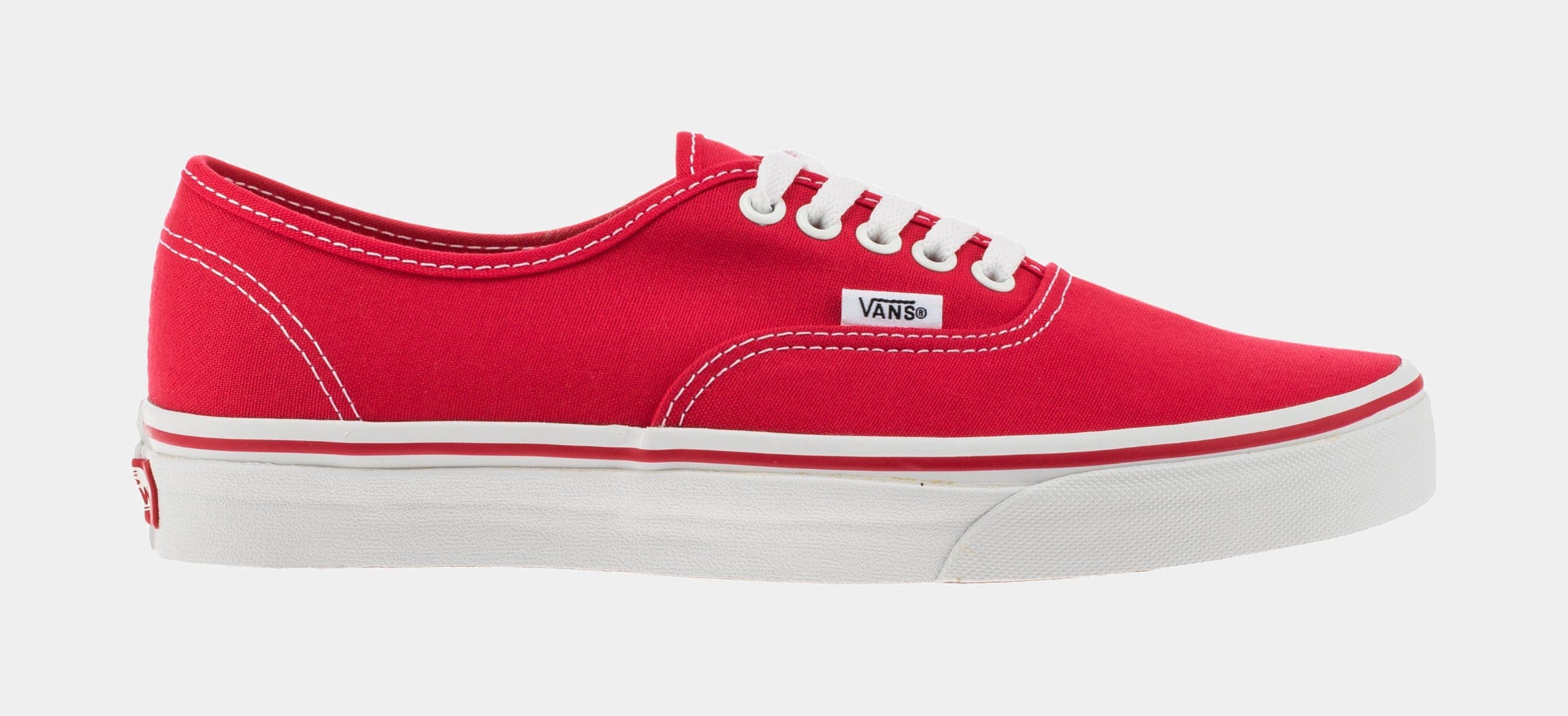 Vans Authentic Mens Skate Shoes (Red)