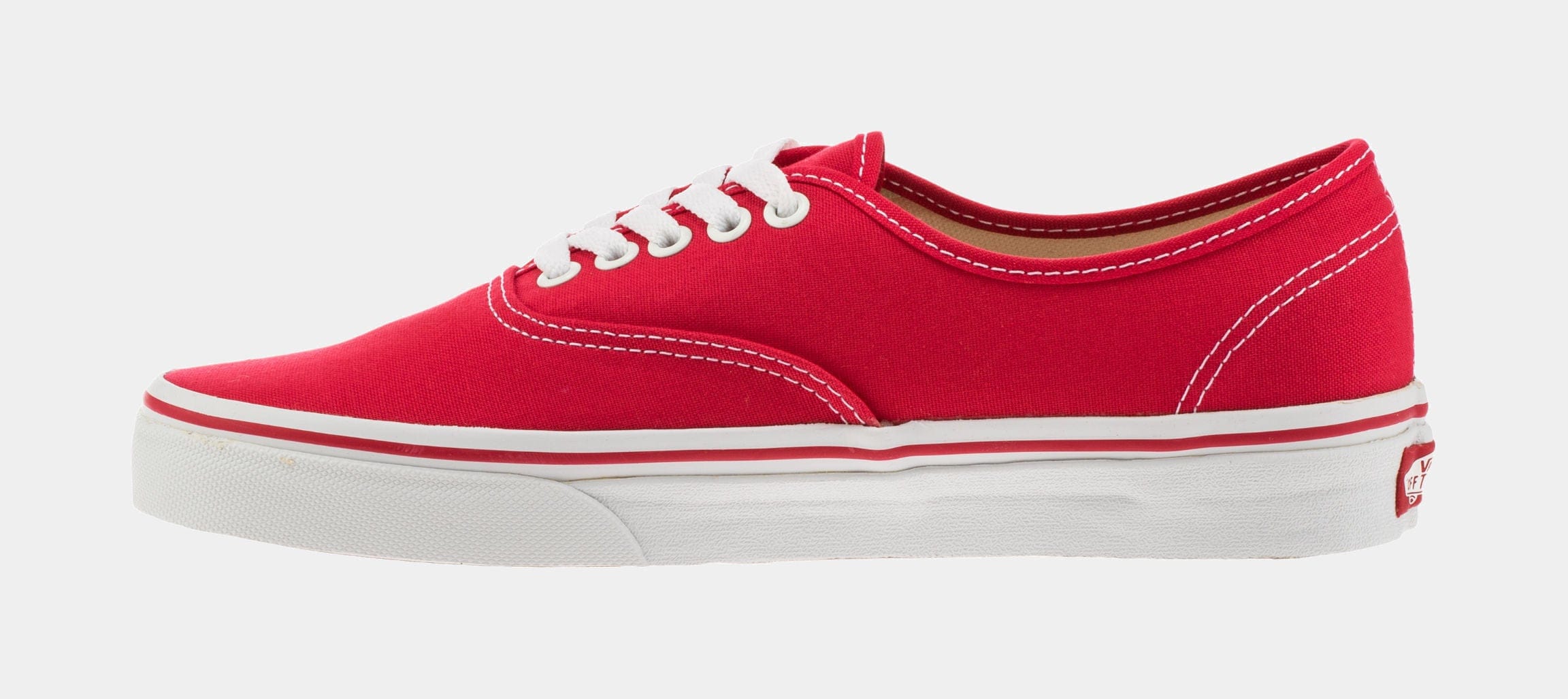 Vans Authentic Mens Skate Shoes (Red)