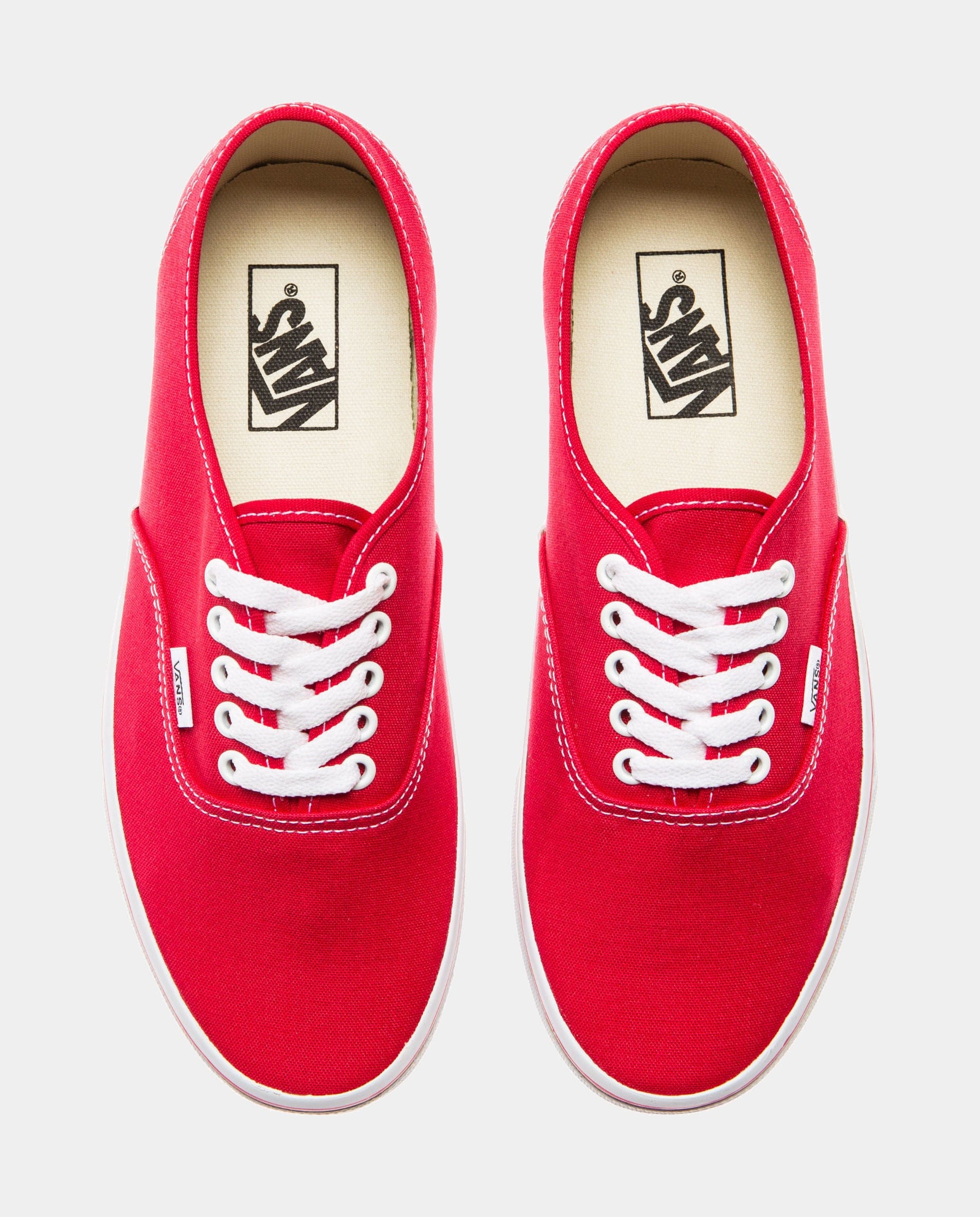 Vans Authentic Mens Skate Shoes (Red)