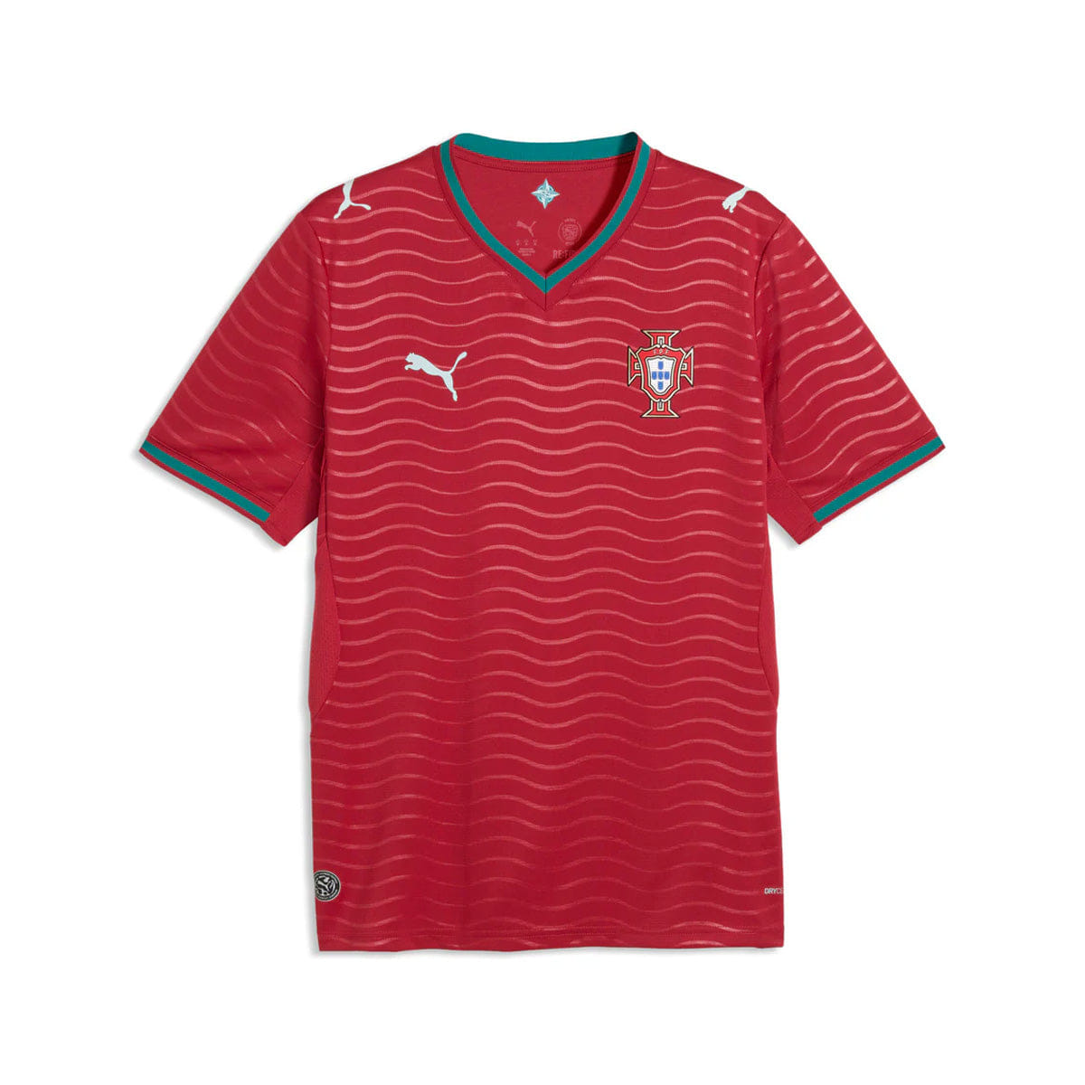PUMA Portugal 2026 Home Jersey Club Red/Green Lagoon