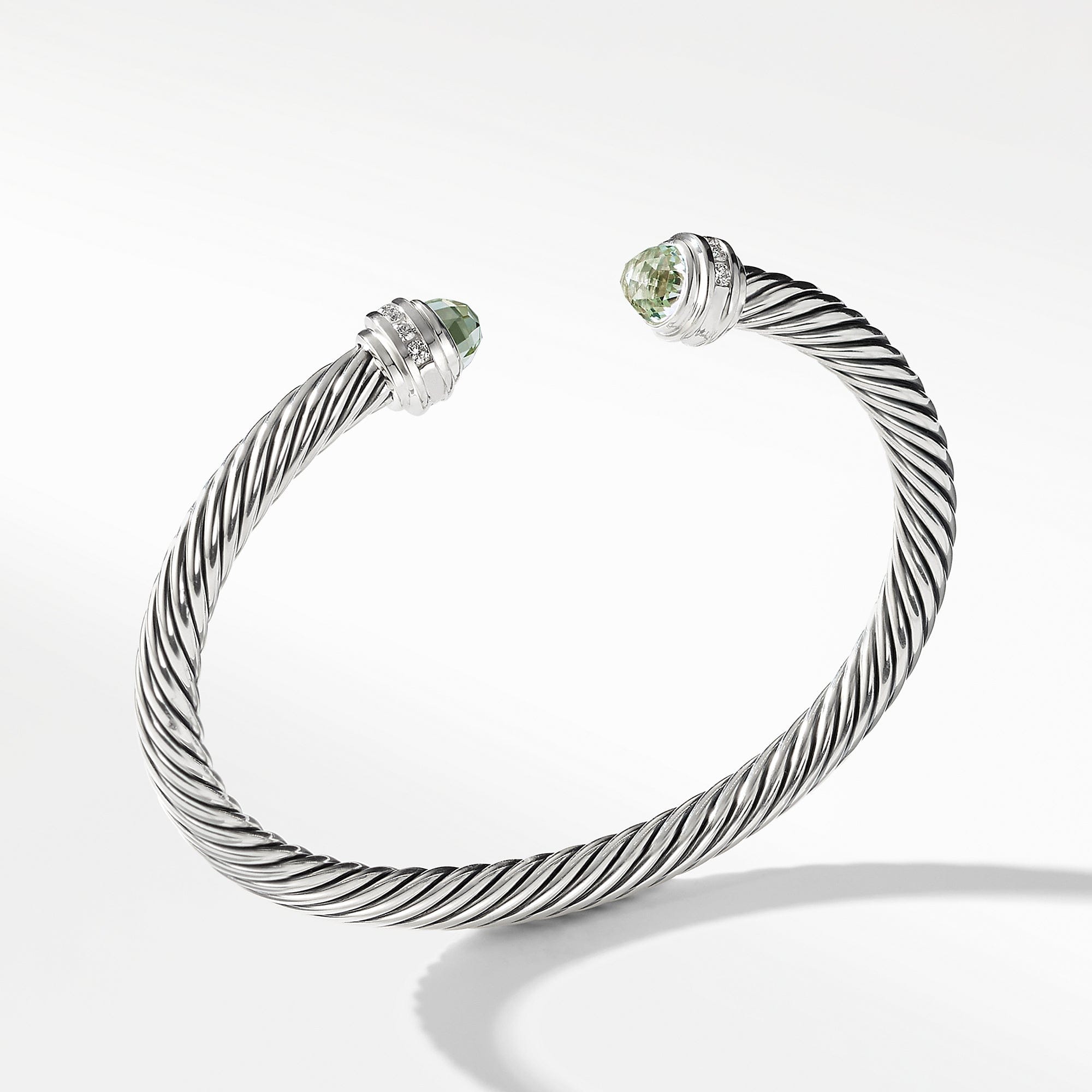 David Yurman Bracelet with Prasiolite and Diamonds - B04182 SSAPLDI