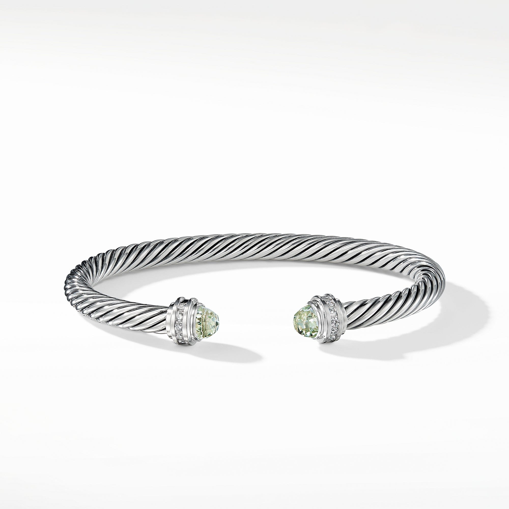 David Yurman Bracelet with Prasiolite and Diamonds - B04182 SSAPLDI