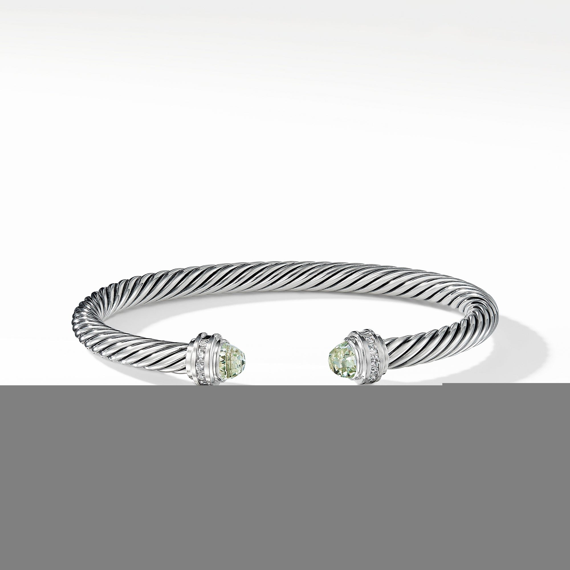 David Yurman Bracelet with Prasiolite and Diamonds - B04182 SSAPLDI