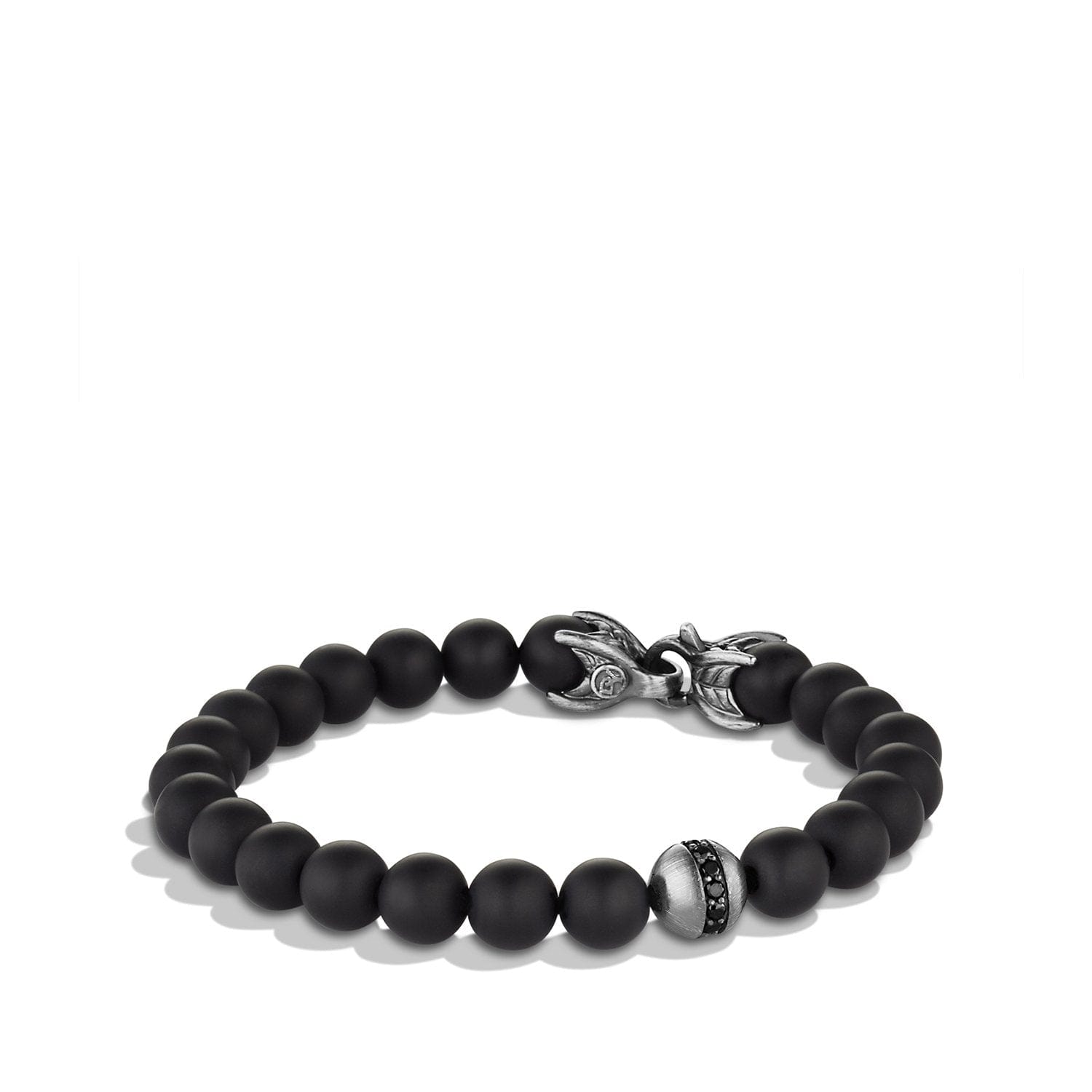 David Yurman Spiritual Beads Bracelet with Black Onyx and Black Diamonds - B05761MSSDBOBD - 883932244496