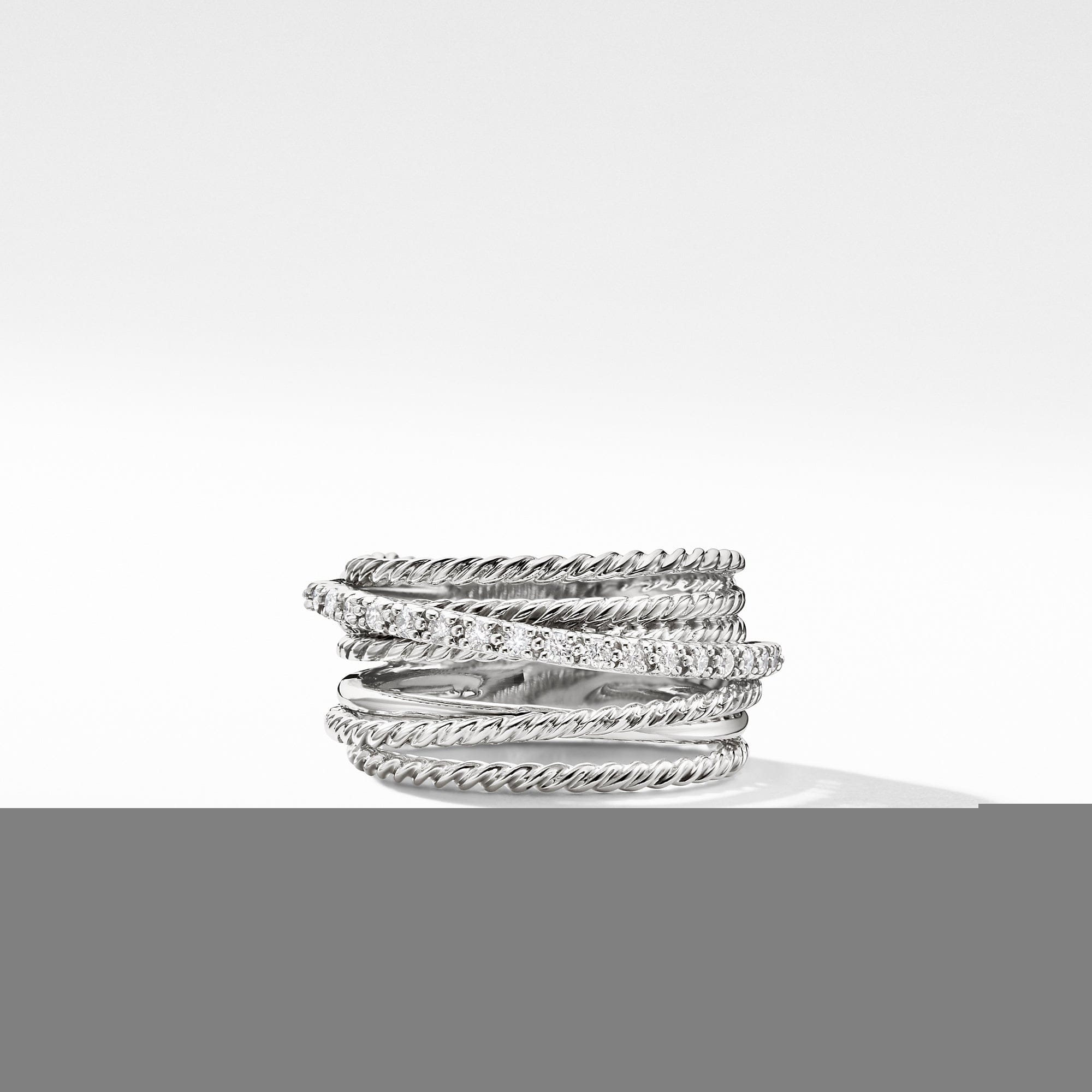 David Yurman Ring with Diamonds - R07370DSSADI