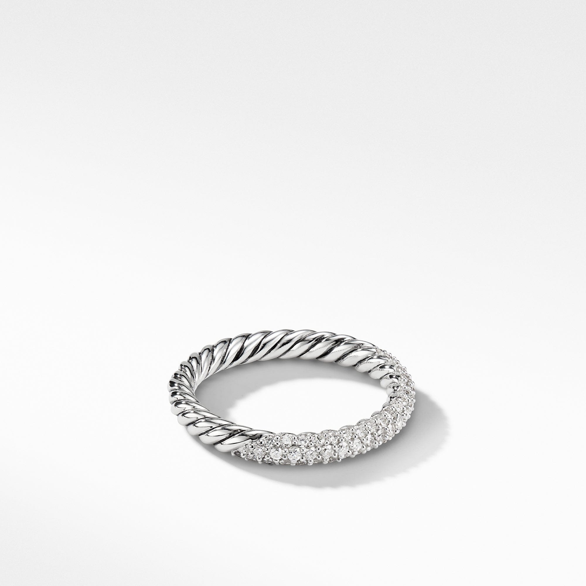 David Yurman Petite Pavé Ring with Diamonds