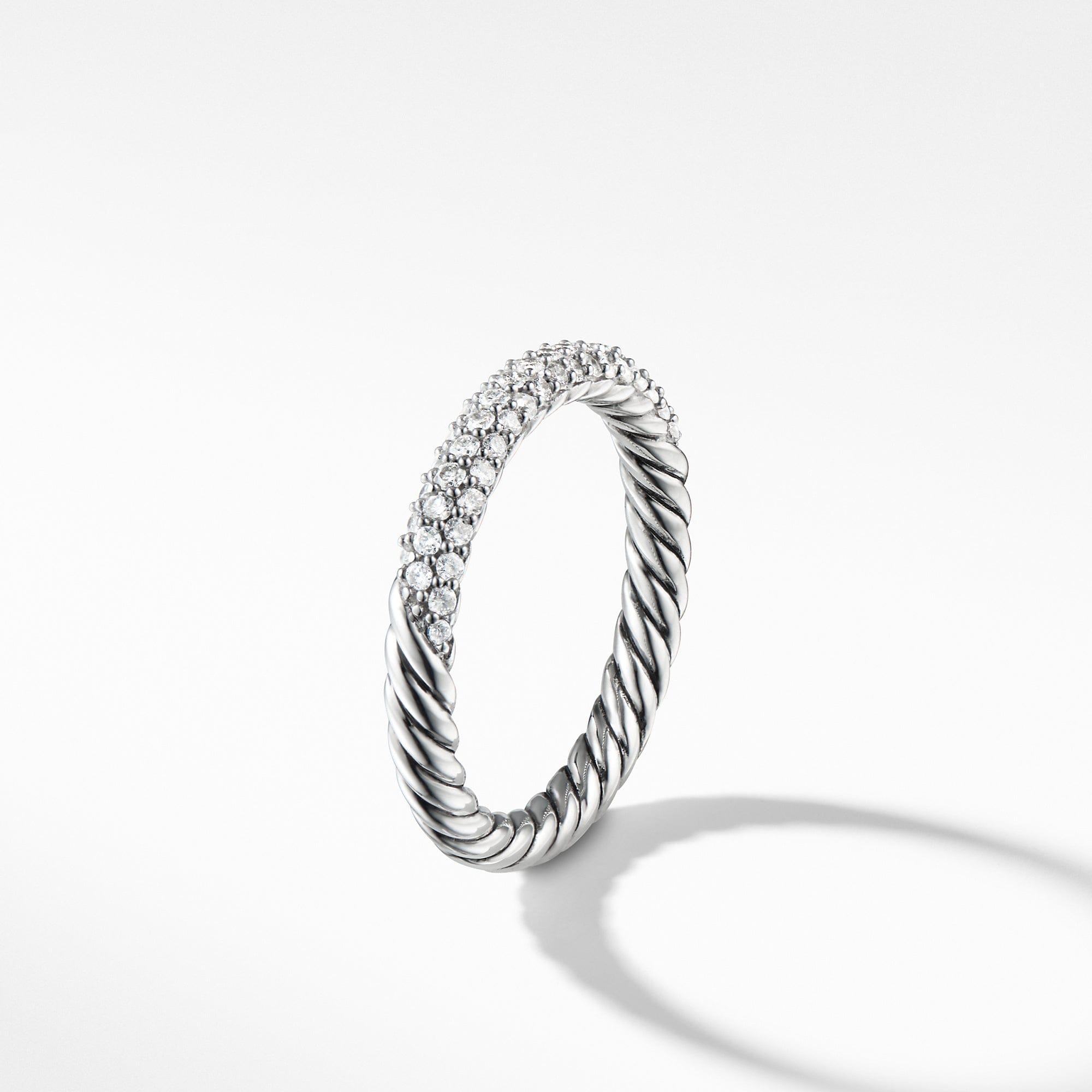 David Yurman Petite Pavé Ring with Diamonds